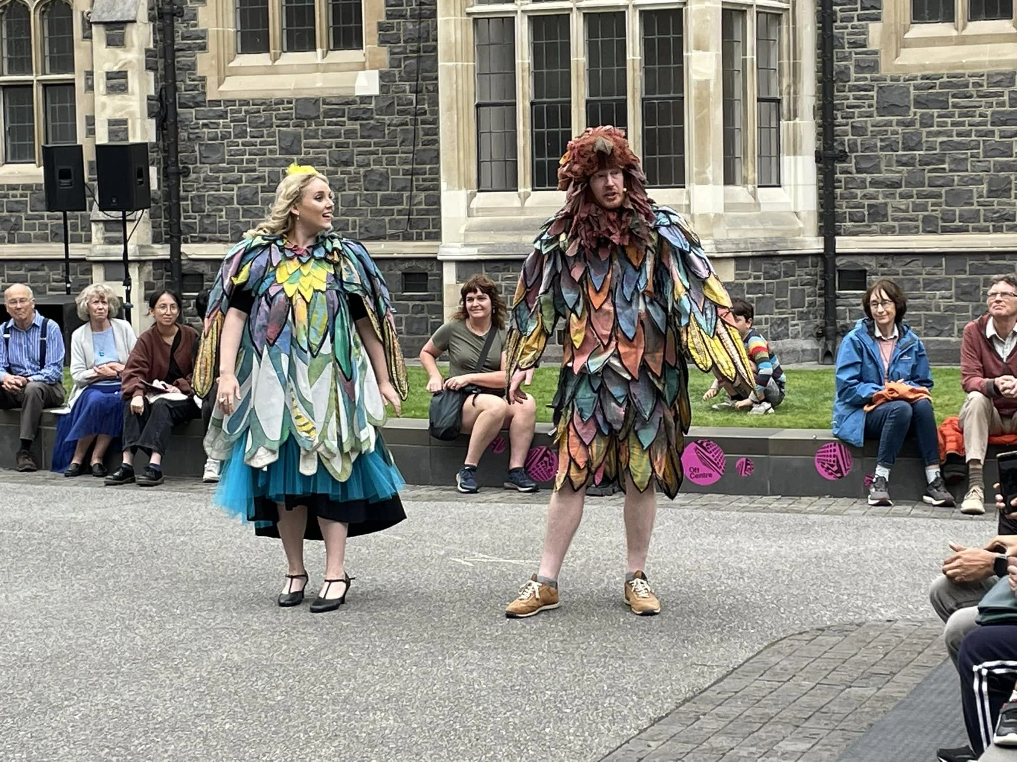 Matilda Wickbom (Papagena) & Alex Robinson (Papageno)