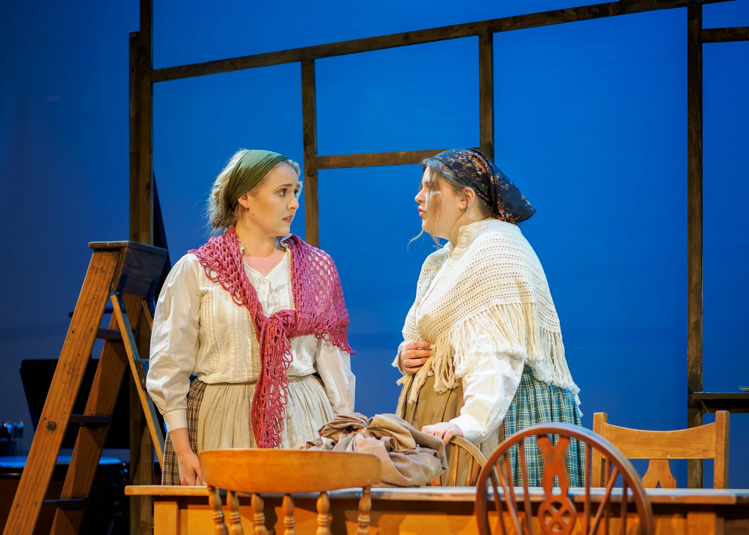 Matilda Wickbom (Nora) and Erin Connelly-Whyte (Cathleen)