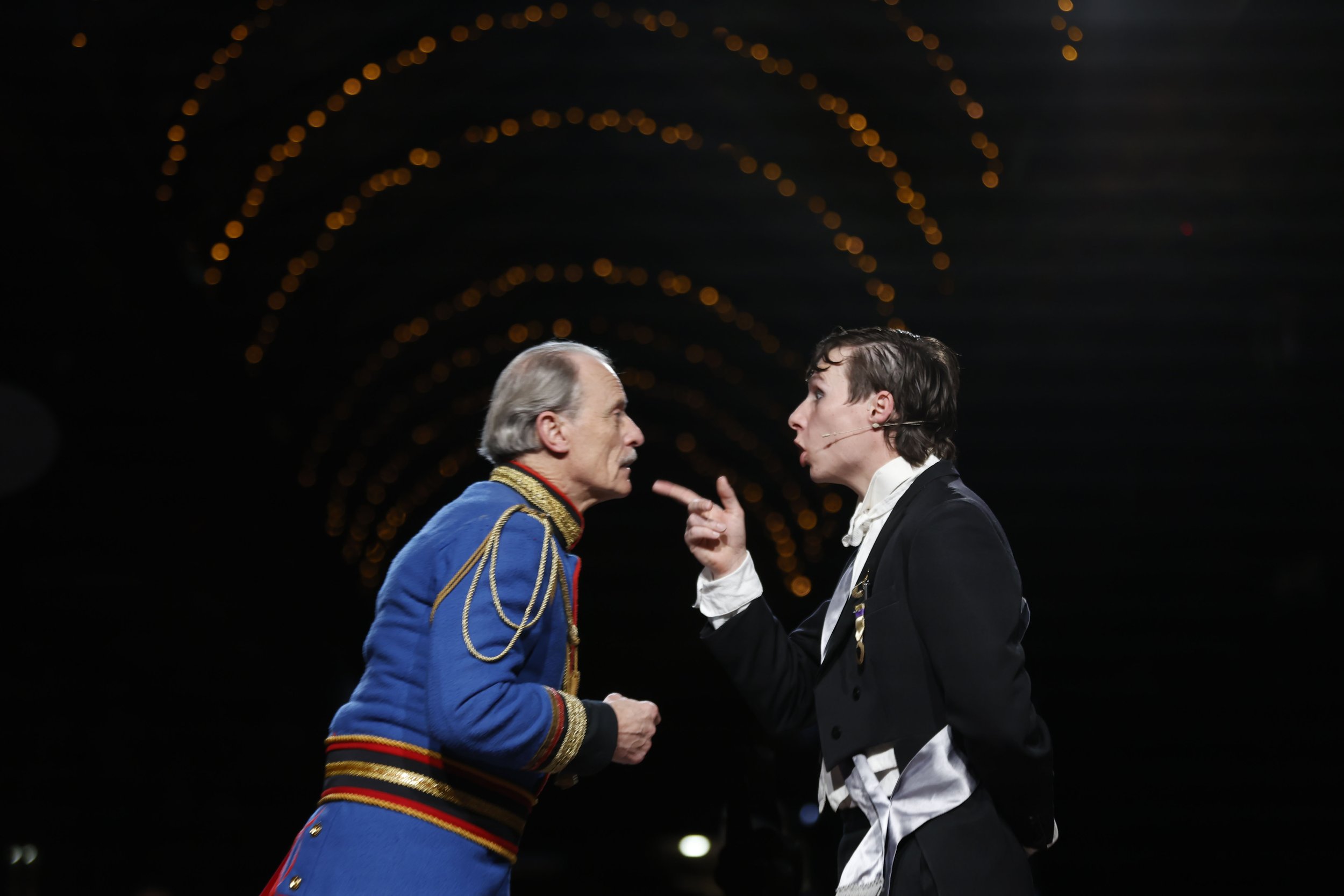 Warwick Shillito (Baron Zeta) and Jack Mould (Njegus)
