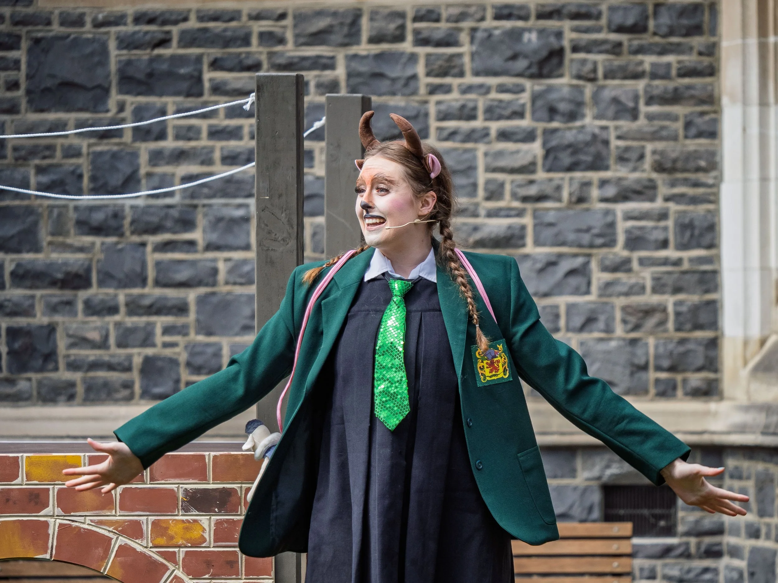 Elizabeth Ellison as Lucy Billy Goat.

Photograph ©️ Wei Li Jiang for Toi Toi Opera 2025