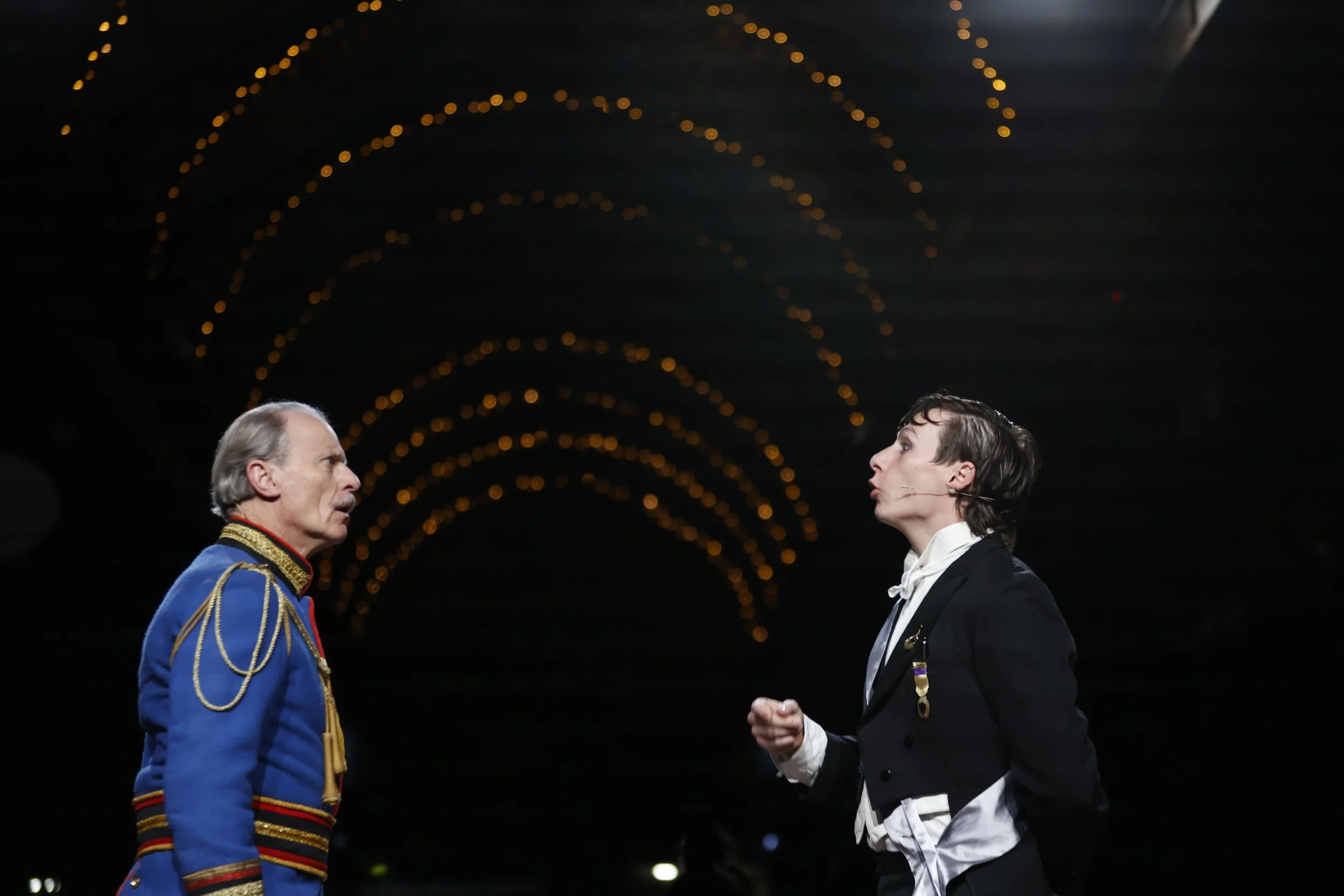 Warwick Shillito (Baron Zeta) and Jack Mould (Njegus)