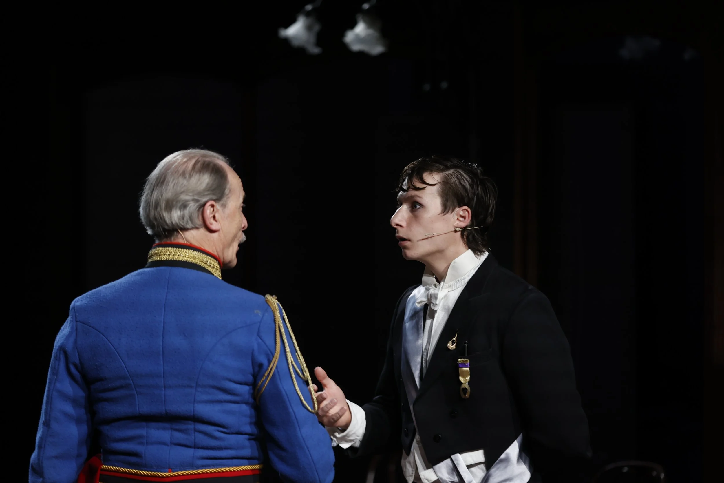 Warwick Shillito (Baron Zeta) and Jack Mould (Njegus)