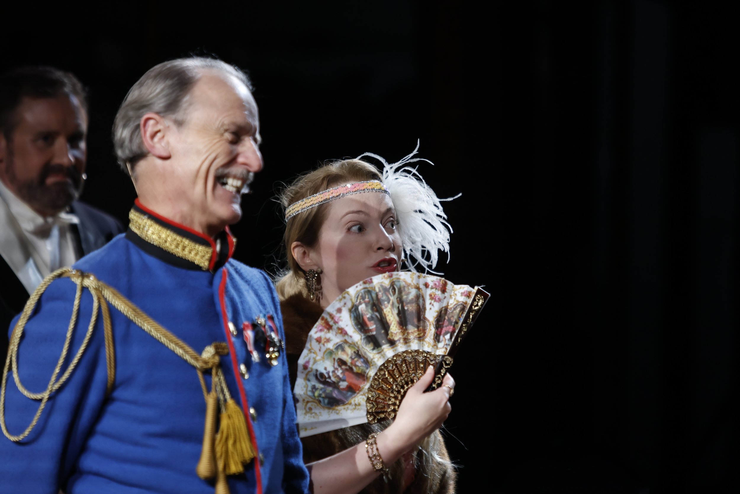 Warwick Shillito (Baron Zeta) and Katherine Doig (Valencienne)