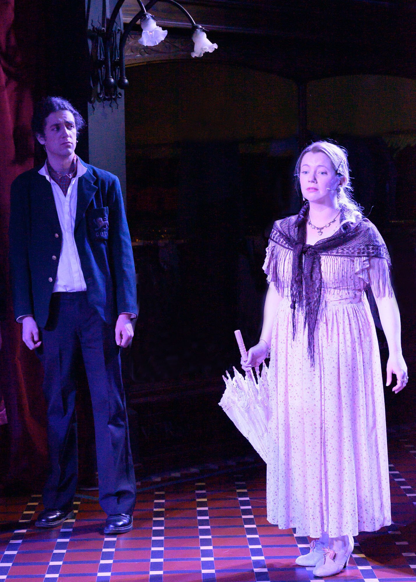 Kahu Gray (Viscount Nicolas Cascada)  and Katherine Doig (Valencienne)