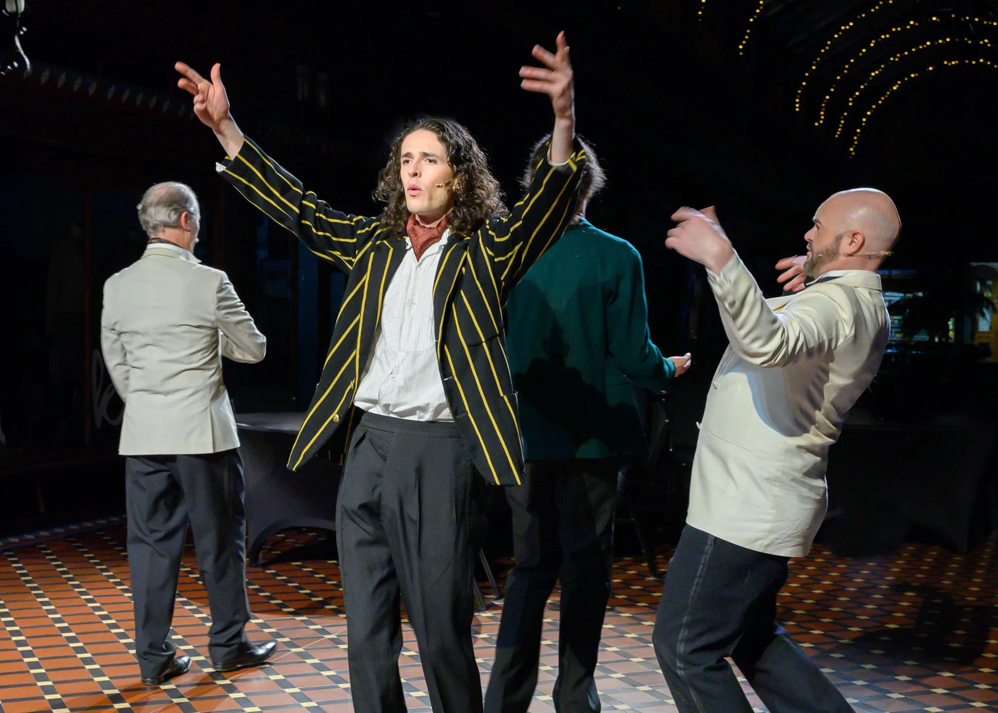 Conrad Goddard (Raoul de St. Brioche) and Andrew Grenon (Danilo)