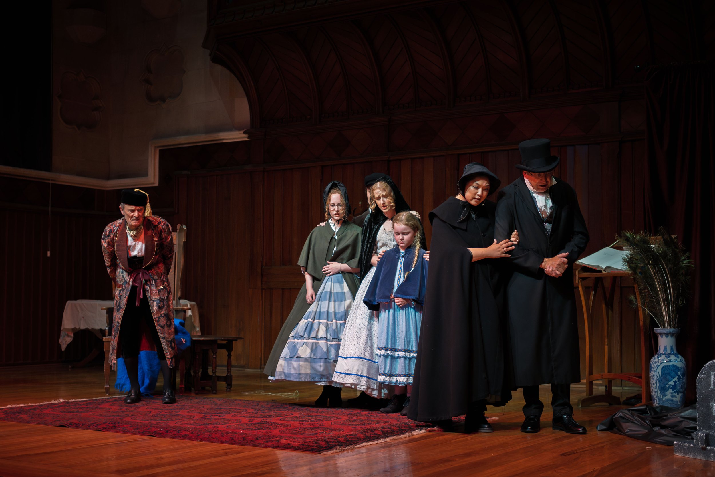 Cratchit Family Mourning