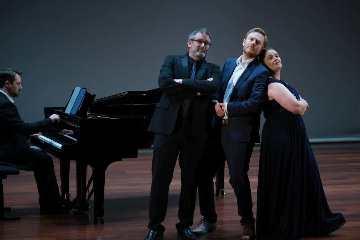 Matthew Oswin, Nigel Withington, Alex Robinson, and Emma Gilkison perform the Opening Trio from Bernstein's 'Trouble in Tahiti'