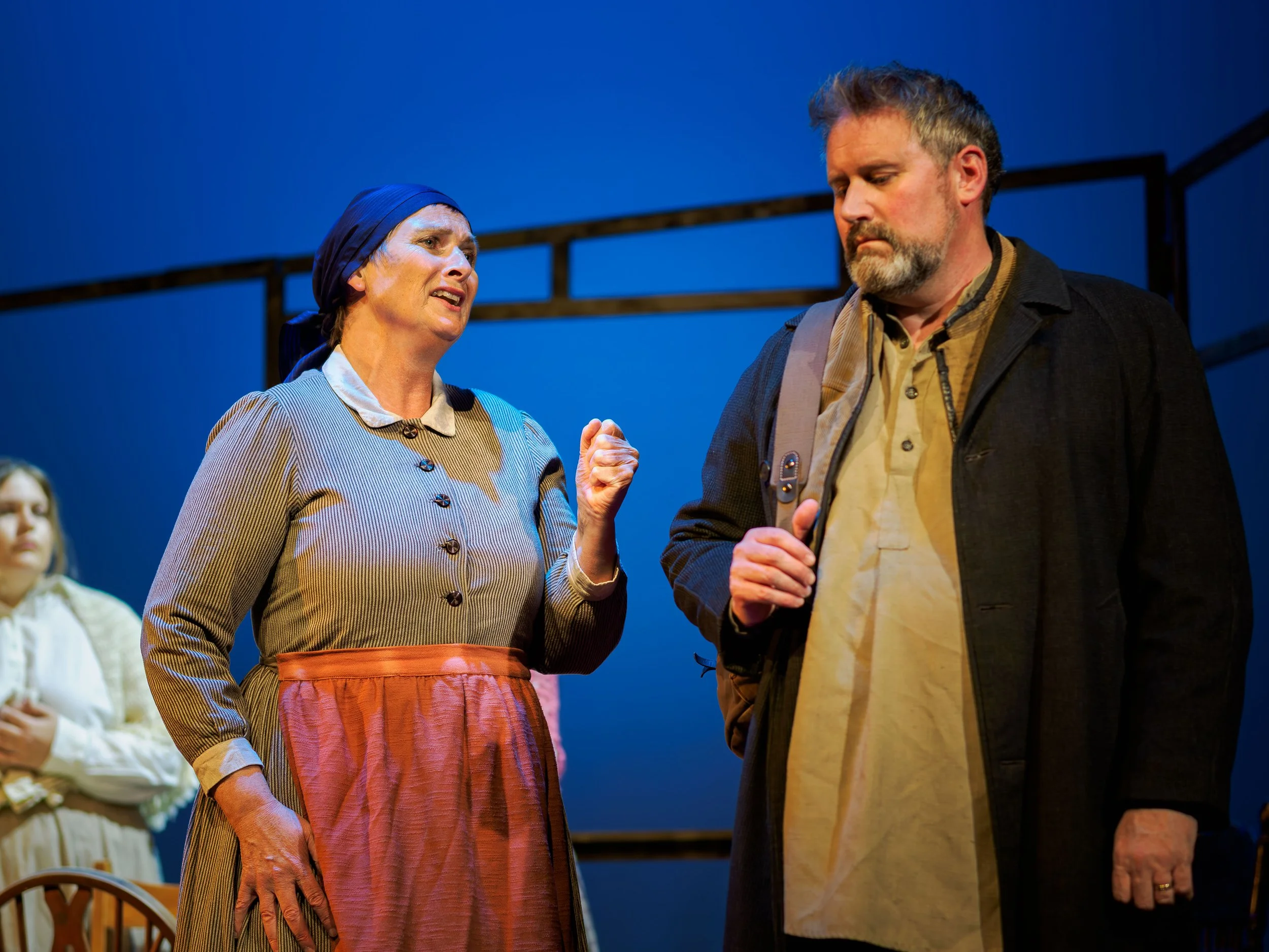 Louisa Pilkington (Maurya) and Nigel Withington (Bartley)