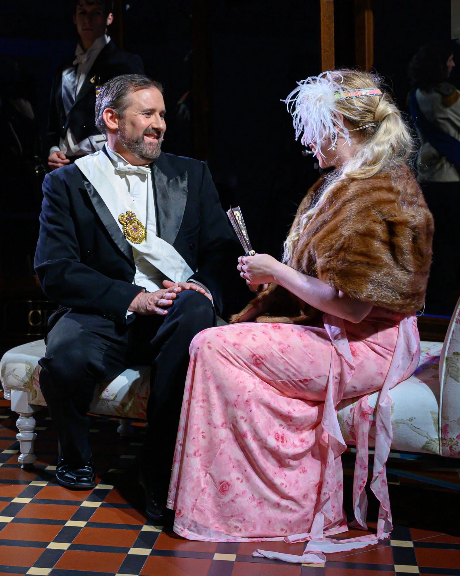 Nigel Withington (Camille de Rosillon) and Katherine Doig (Valencienne)