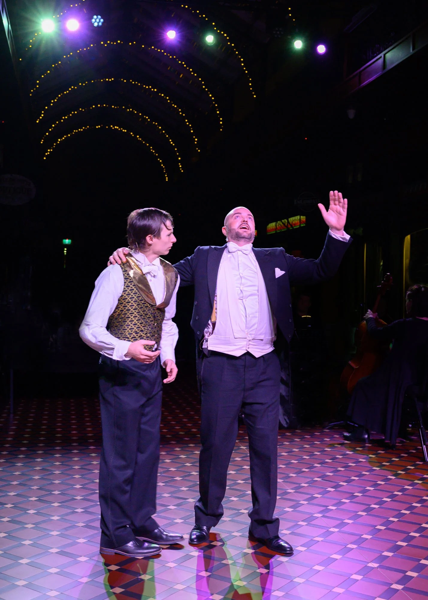 Jack Mould (Njegus) and Andrew Grenon (Danilo)