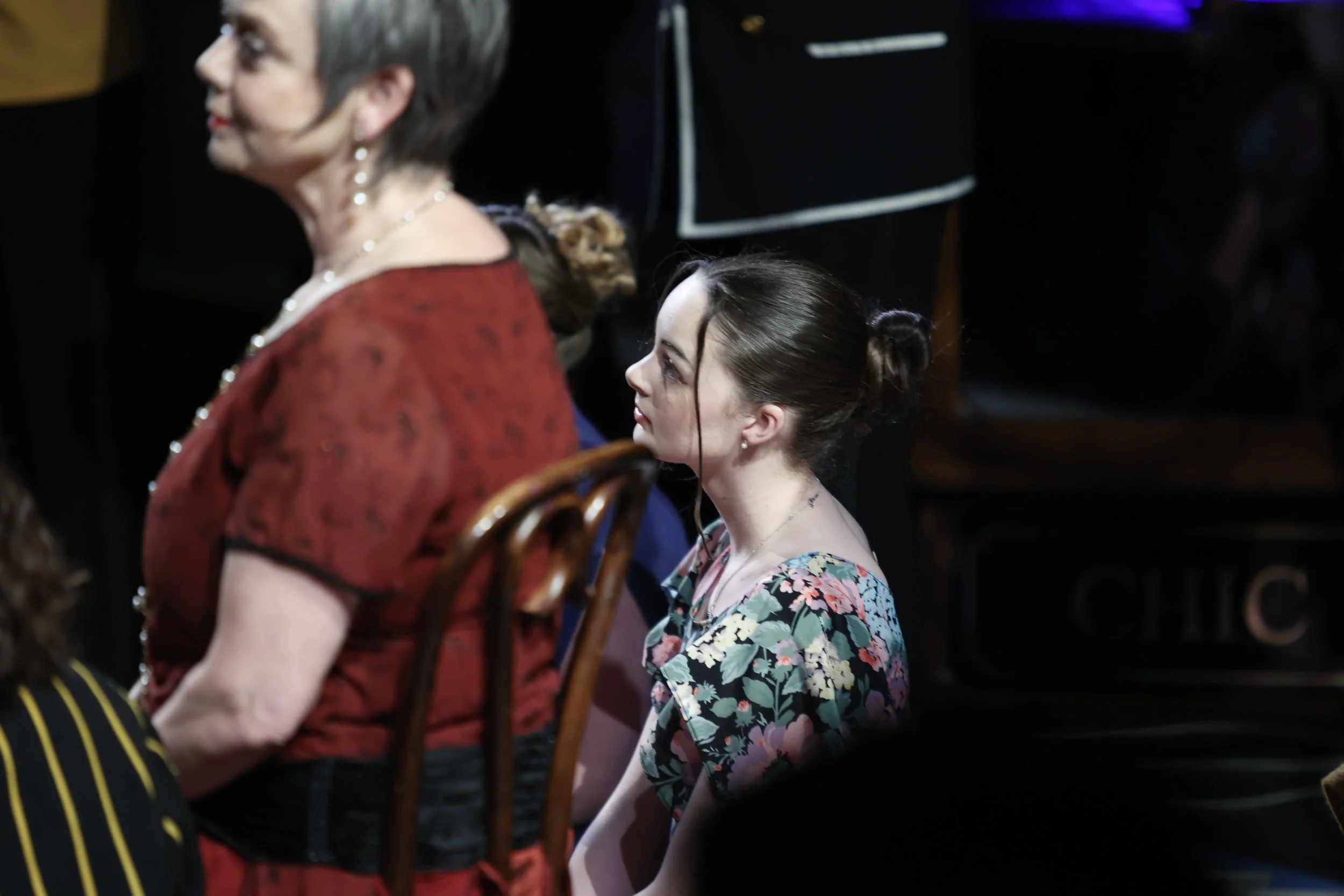 Ingrid Gunby (Margot) and Ameera Woods (Female Company)