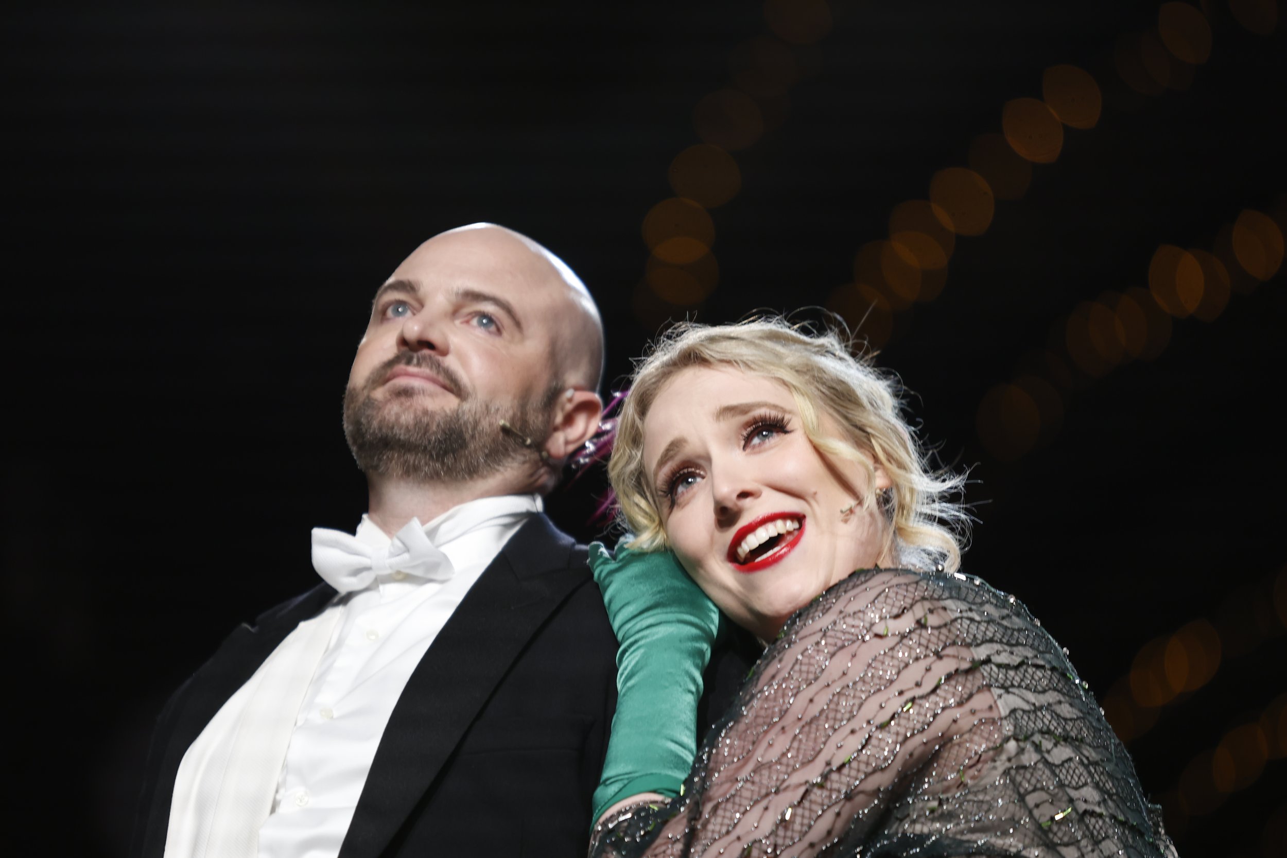 Andrew Grenon (Danilo) and Matilda Wickbom (Hanna Glavari)