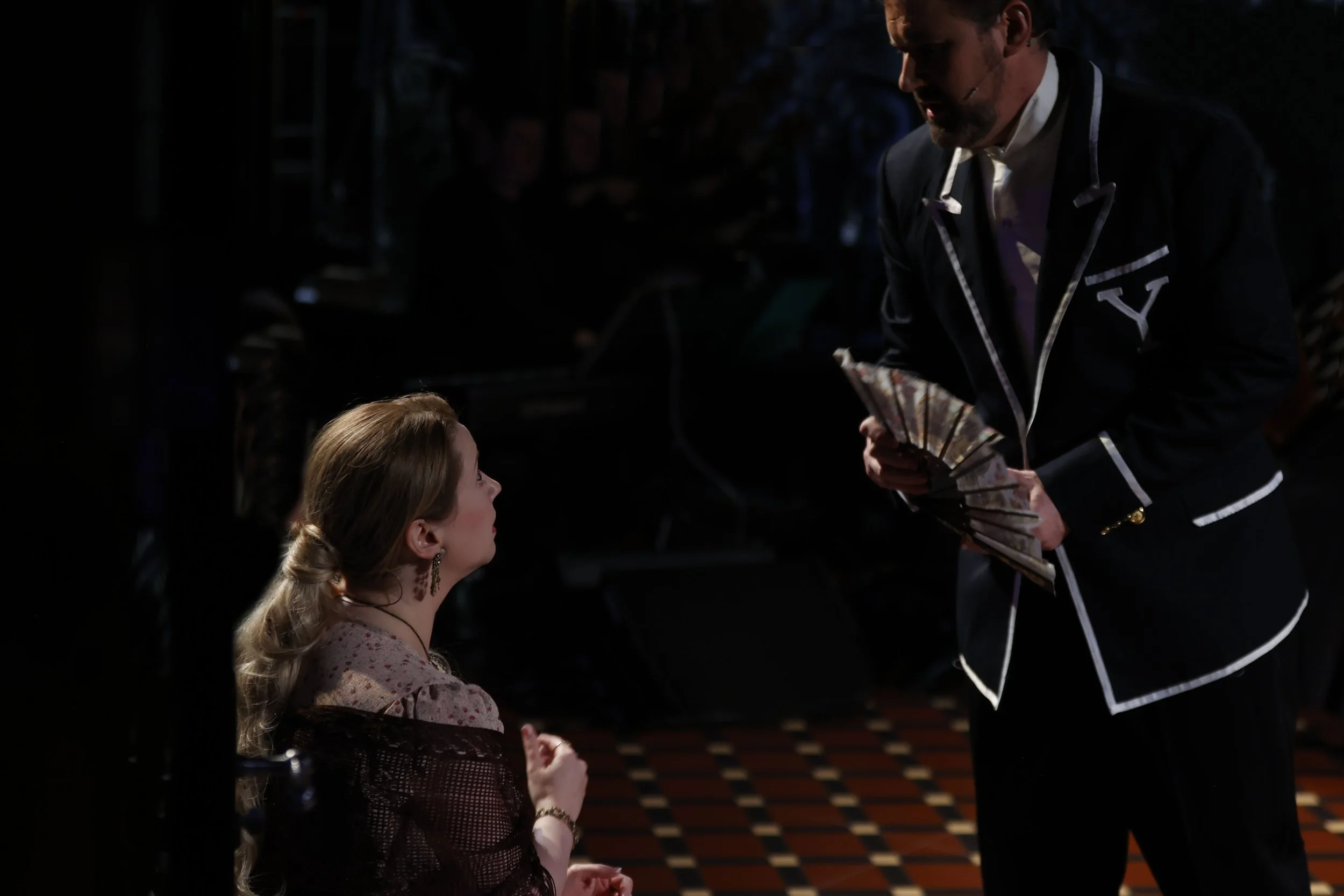 Katherine Doig (Valencienne) and Nigel Withington (Camille de Rosillon)