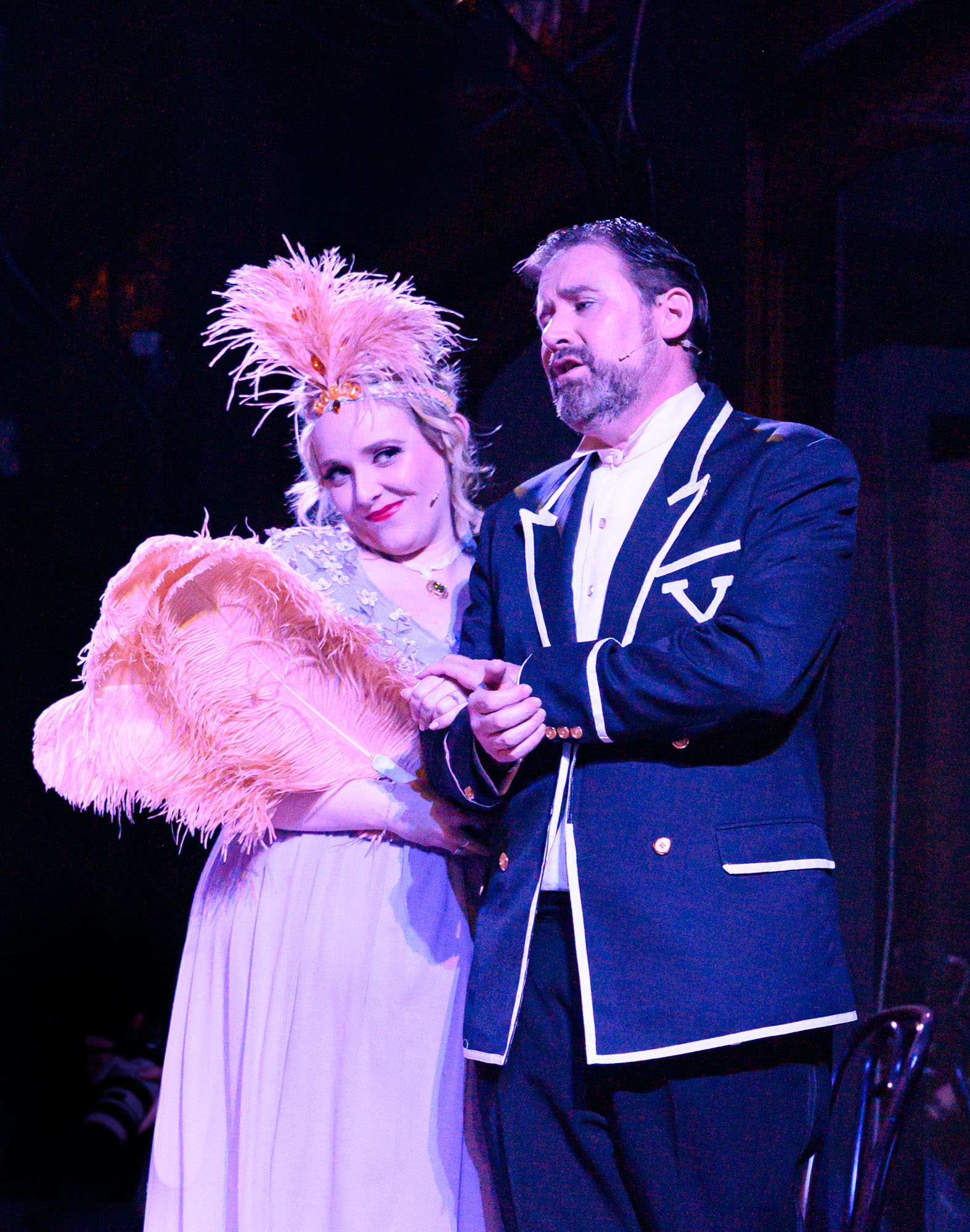 Matilda Wickbom (Hanna) and Nigel Withington (Camille de Rosillon)