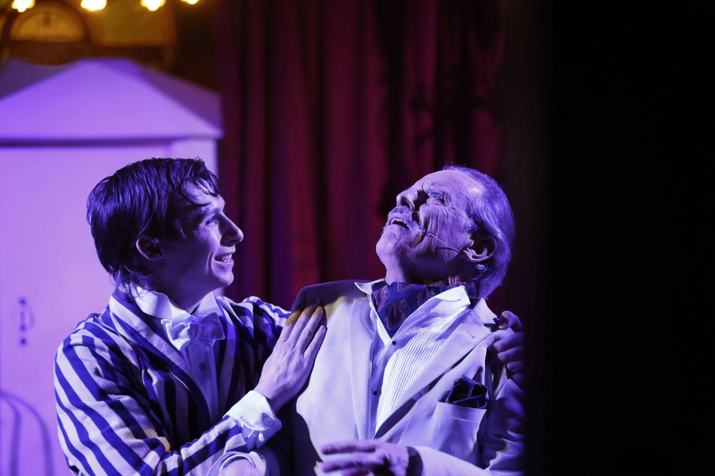 Jack Mould (Njegus) and Warwick Shillito (Baron Zeta)