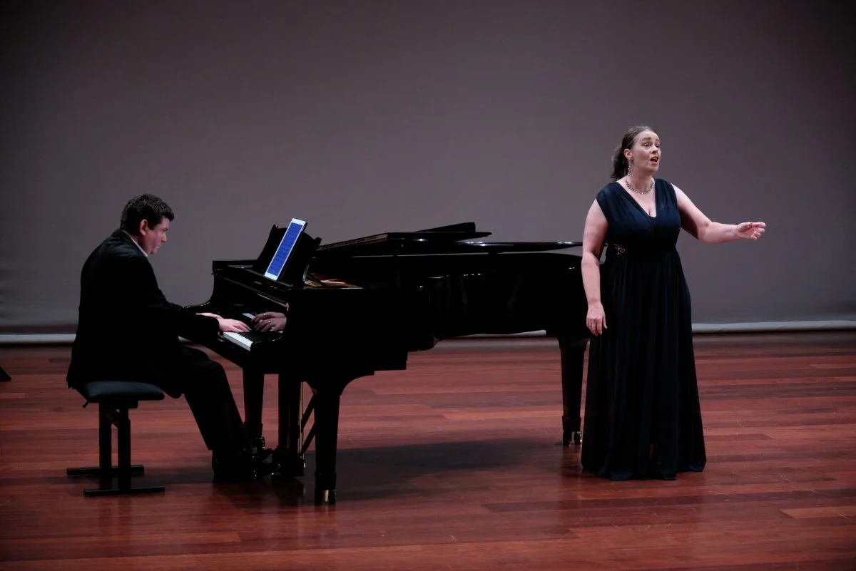 Jeremy Woodside and Emma Gilkison perform extracts from Barber's 'Knoxville: Summer of 1915'