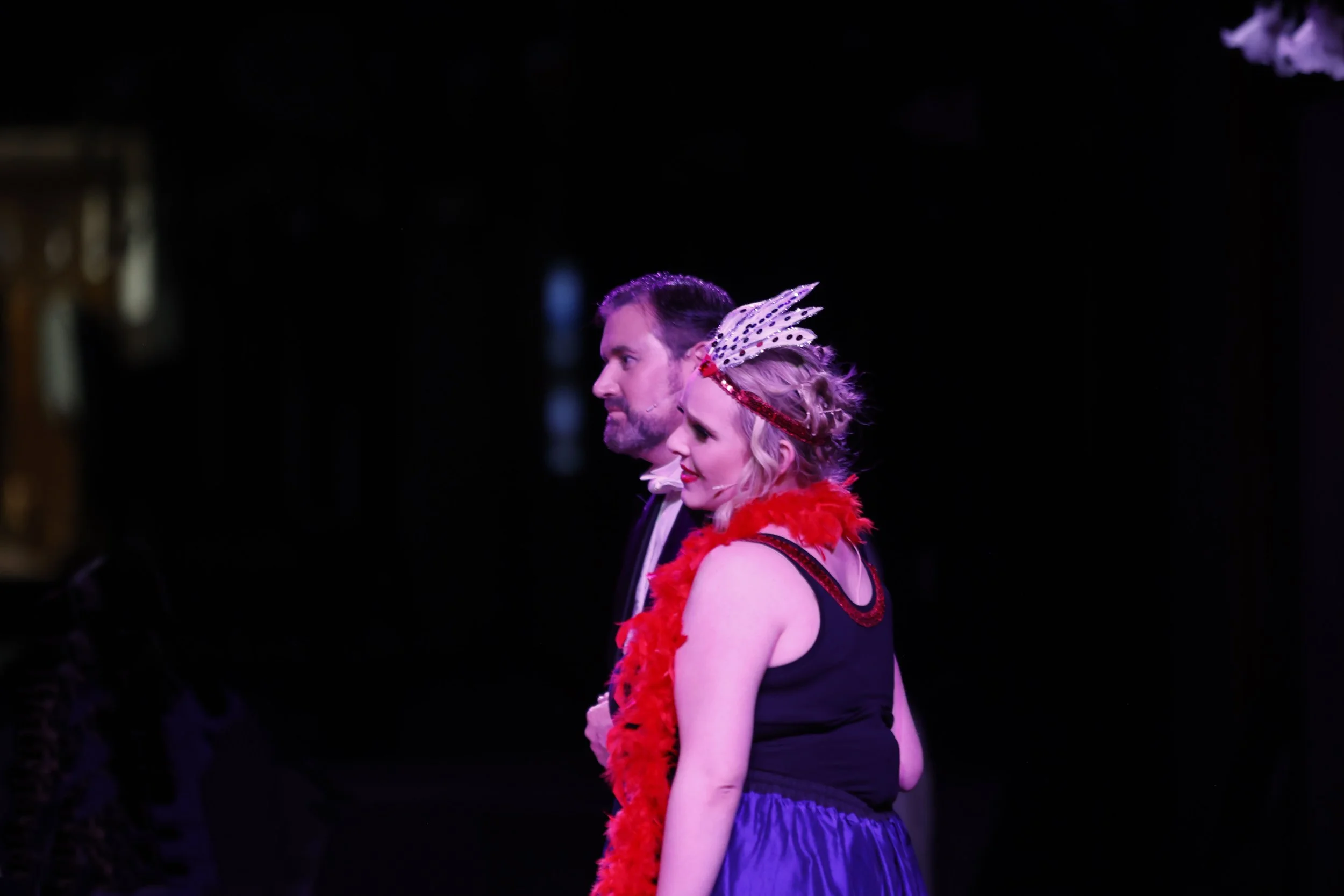 Nigel Withington (Camille de Rosillon) and Matilda Wickbom (Hanna Glavari)