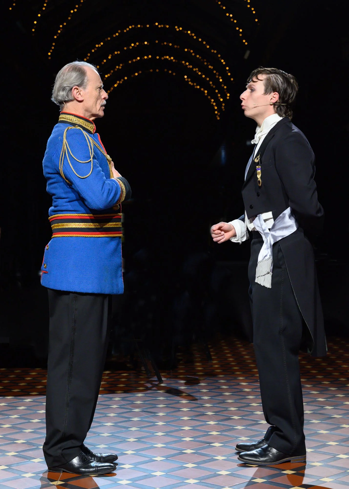 Warwick Shillito (Baron Zeta) and Jack Mould (Njegus)