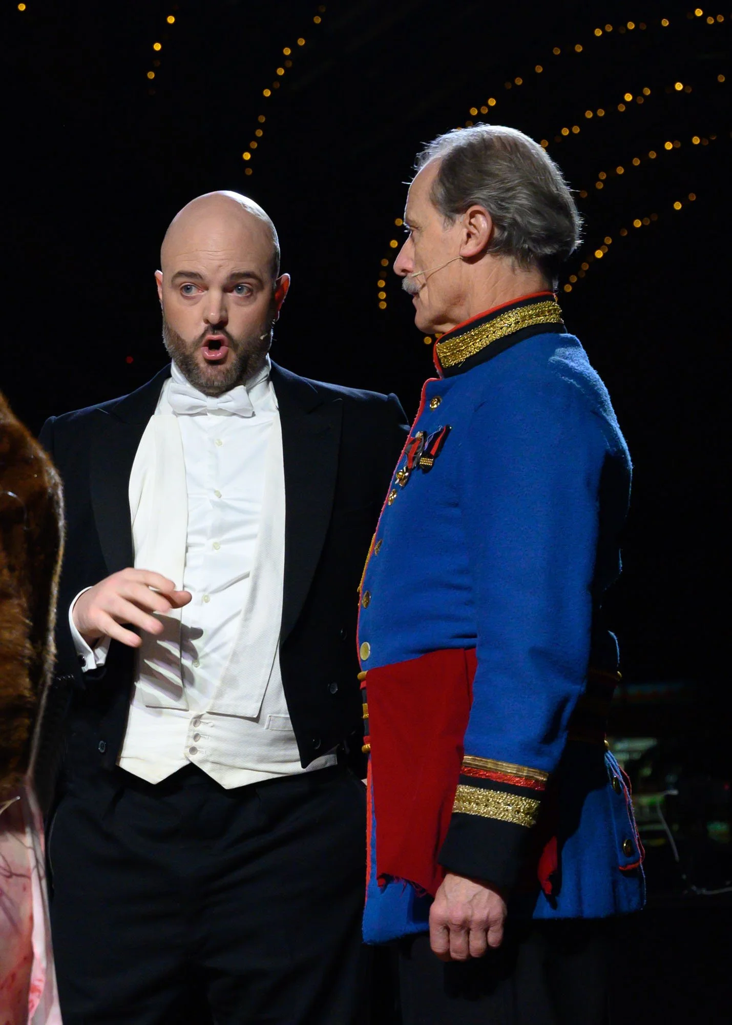 Andrew Grenon (Danilo) and Warwick Shillito (Baron Zeta)
