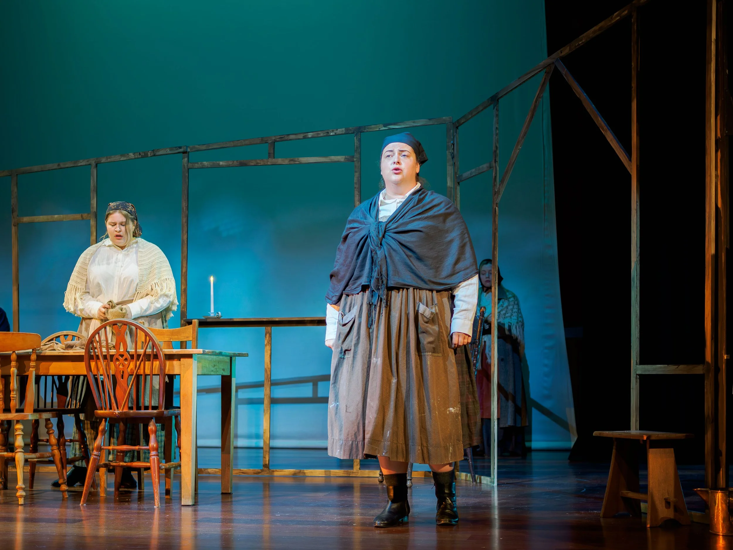 Erin Connelly-Whyte (Cathleen) and Emma Summers (First Keening Woman)