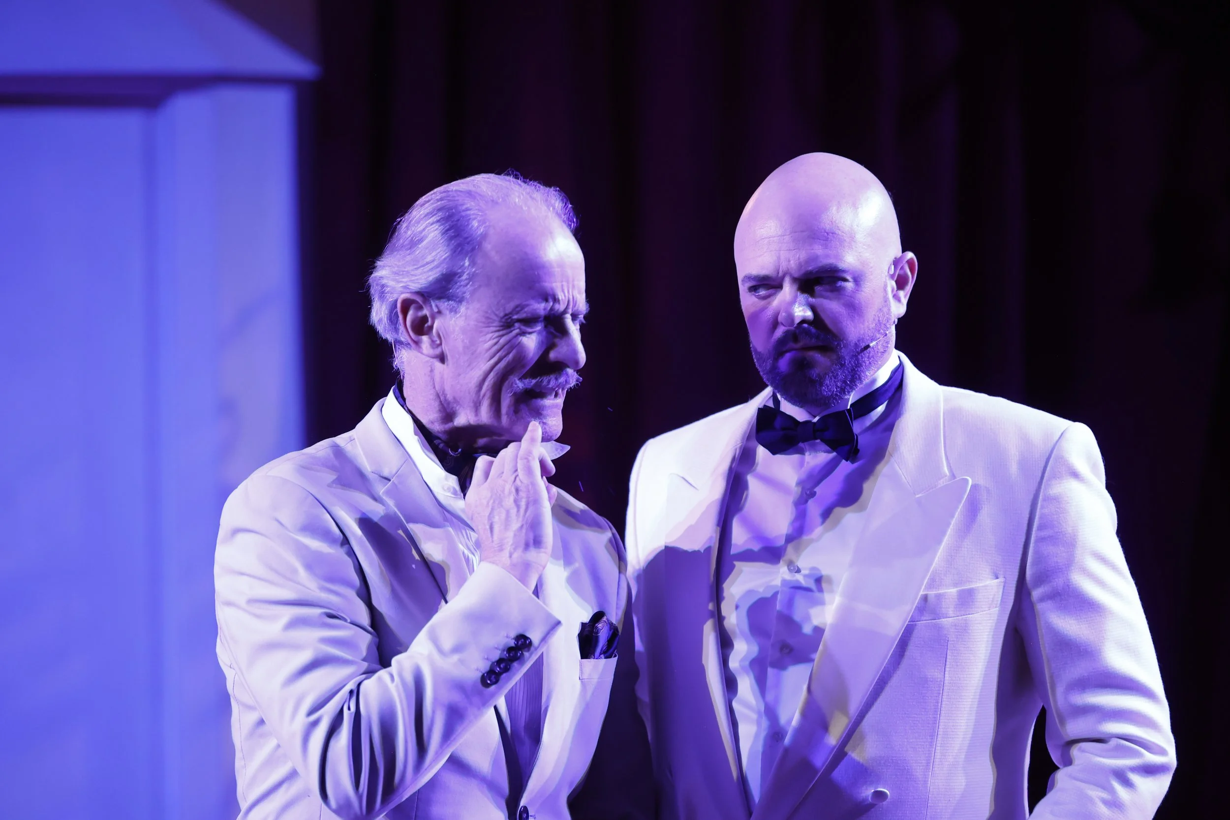 Warwick Shillito (Baron Zeta) and Andrew Grenon (Danilo)