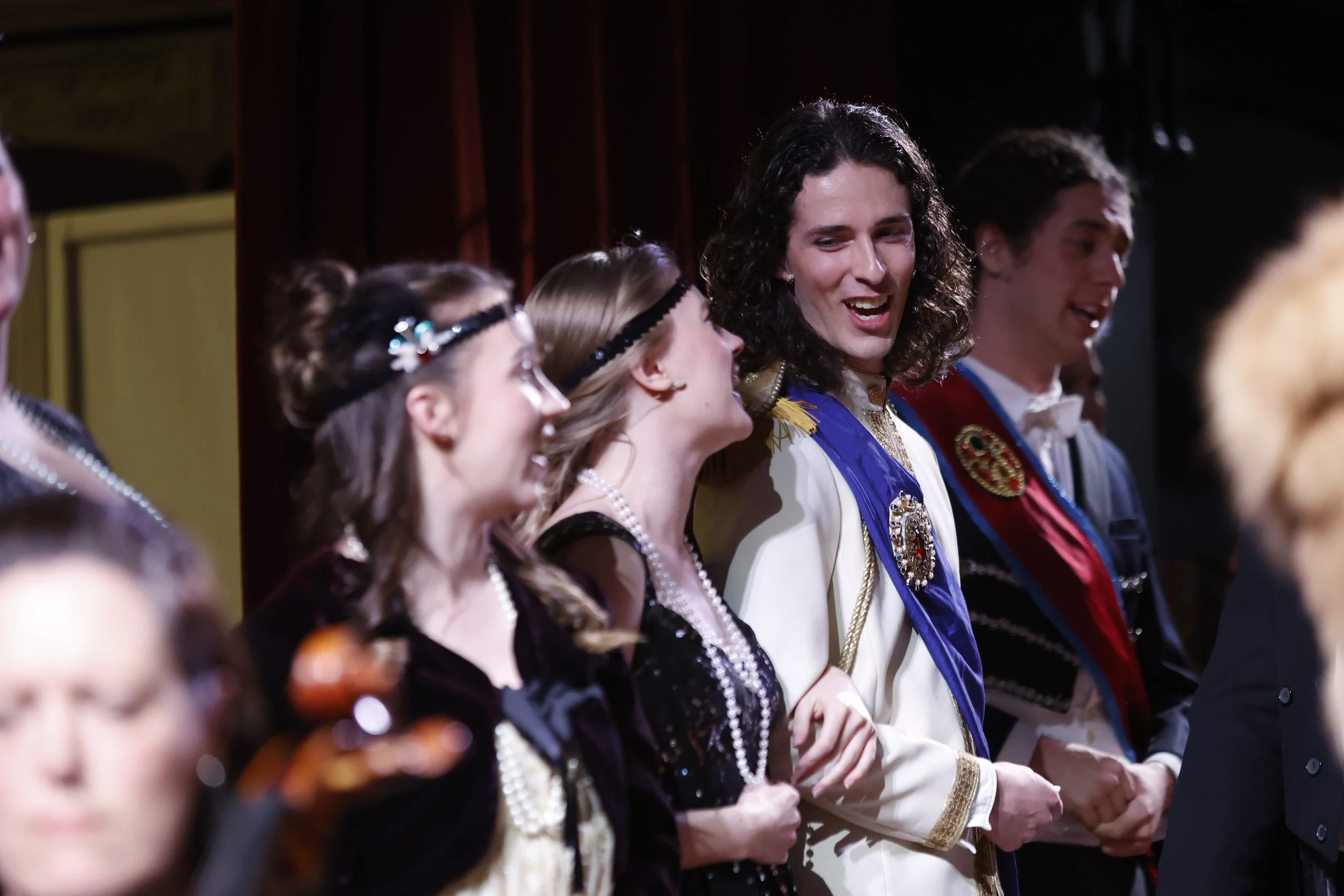 Sophie Tanner - Cello, Alannah Hounsome-Vail, Alexandra Hope Watson (Female Company), Conrad Goddard  (Raoul de St. Brioche), and Kahu Gray (Viscount Nicolas Cascada)  