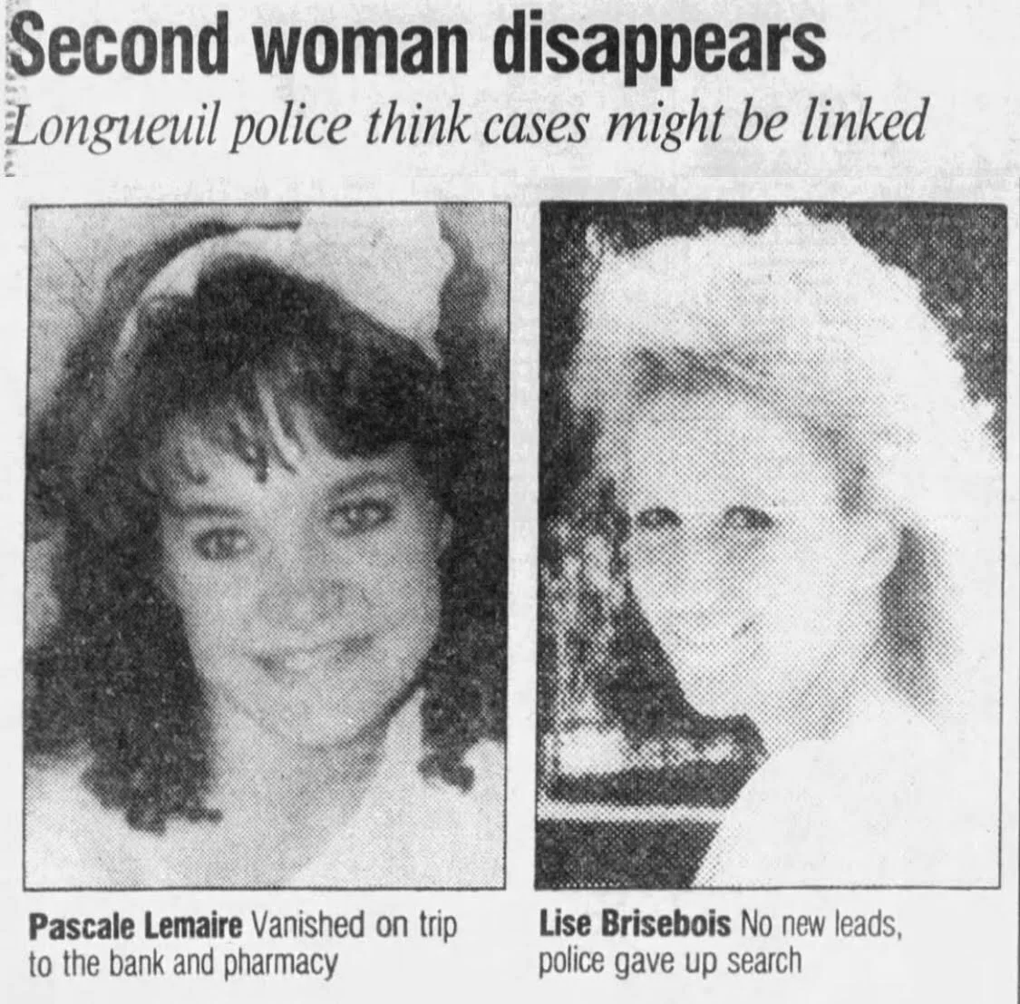 Pascale LEMAIRE (Unsolved Murder - 1990) - QC