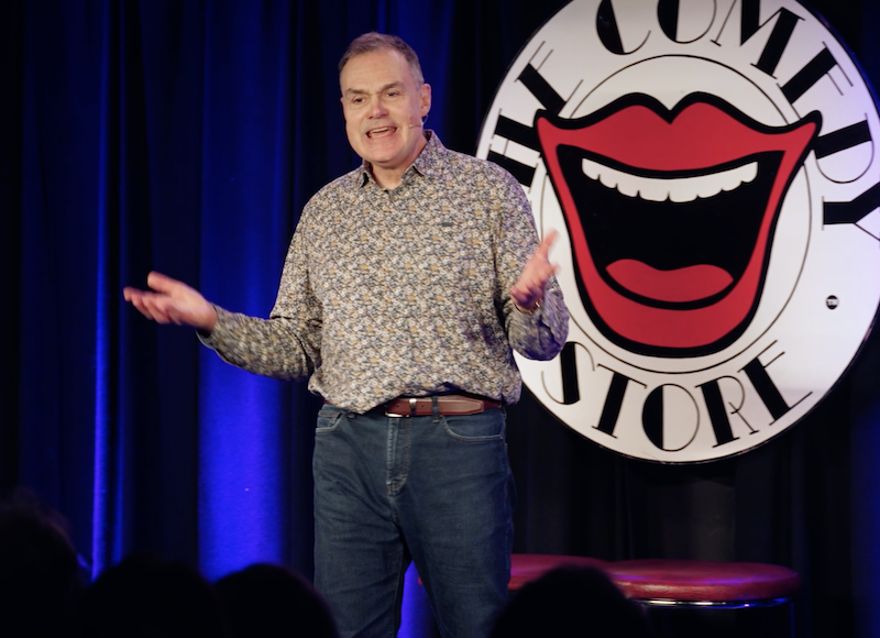 Neil Mullarkey takes his final bow as a Comedy Store Player to  sharpen his focus on leadership