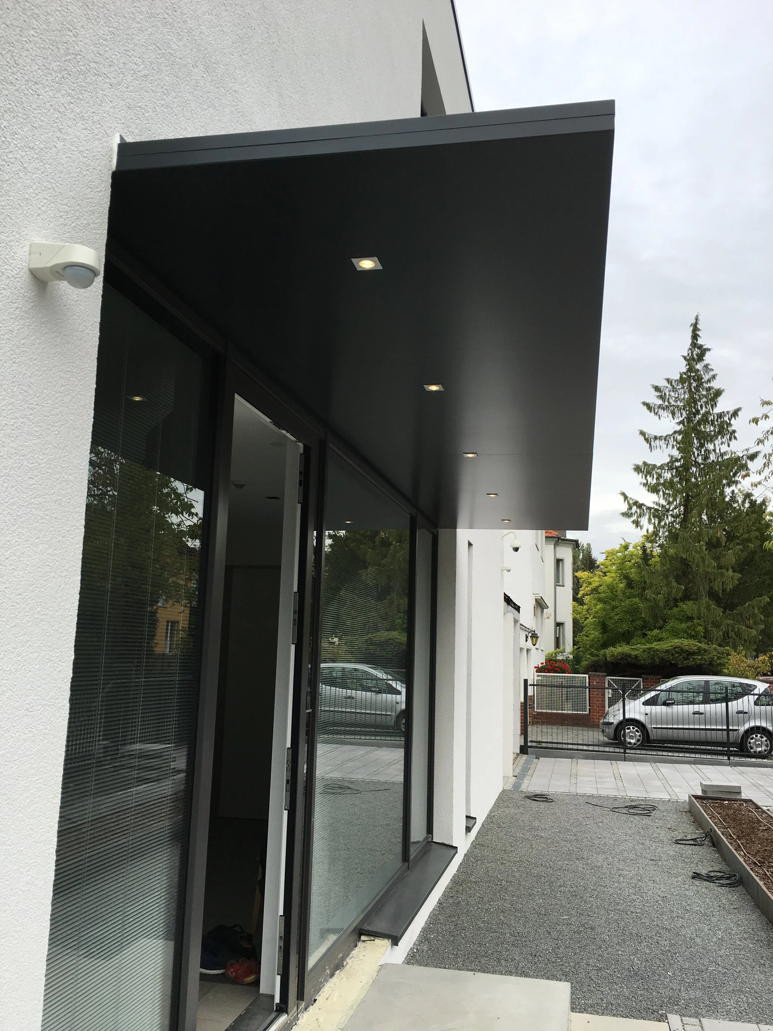 Glasvordach Greshake Münster