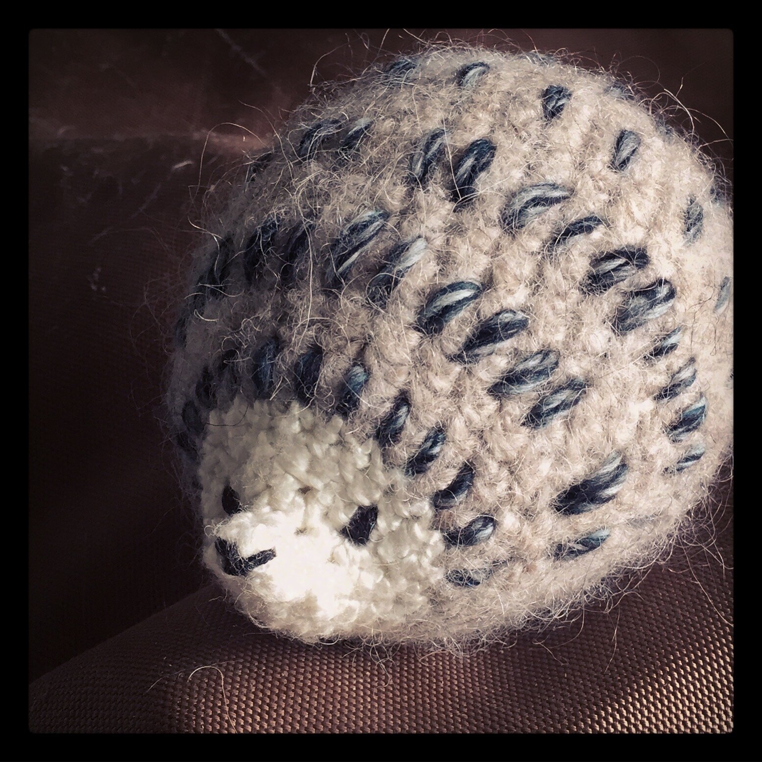 crochets, felted, hedgehog