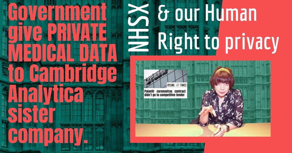Government give private medical data to Cambridge Analytica sister company.