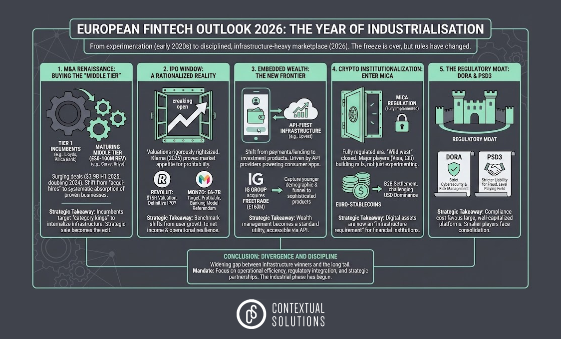 European Fintech Private Market Outlook 2026: The Year of Industrialisation