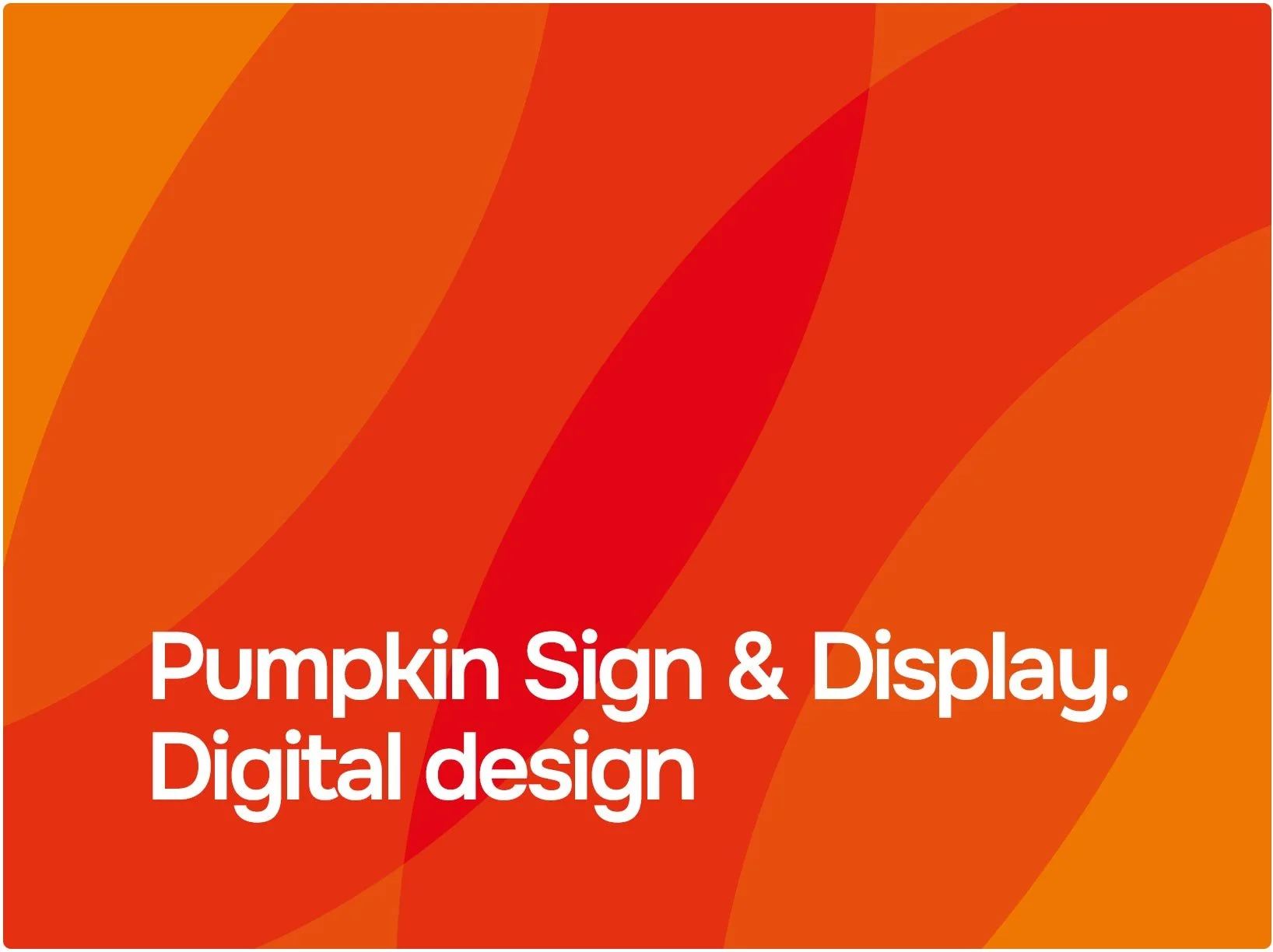 Pumpkin S&D. Digital design.