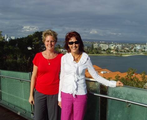 Helen and Bernie visiting Australia in 2011