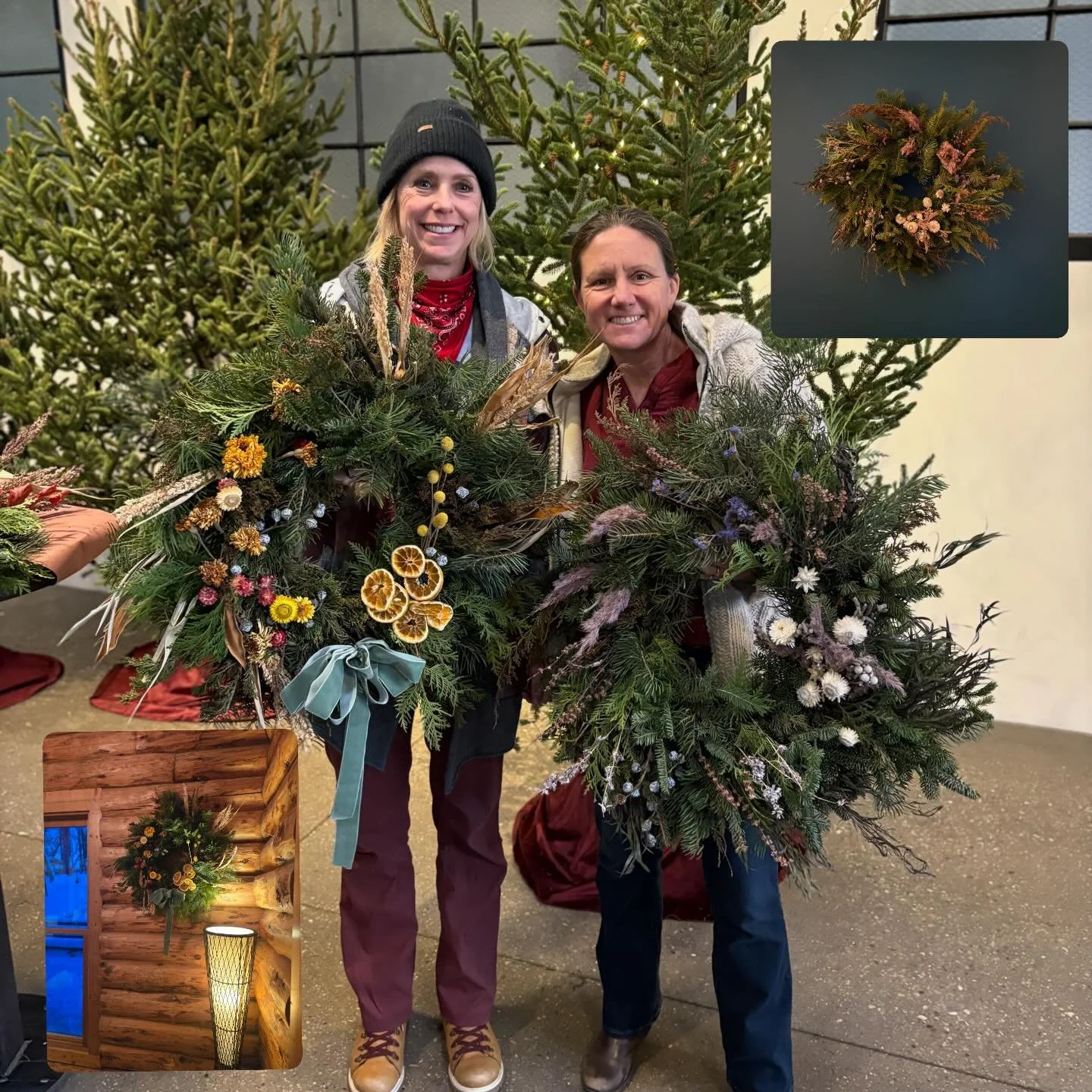 🌲Thank you @atmosphericfloral for a lovely afternoon @tinsmithevents 

What a great way to start this holiday season! 

Our hearts are full 💚
 
#homemadefortheholidays #freshwreath #holidaycheer #supportlocalbusiness #teambuilding
