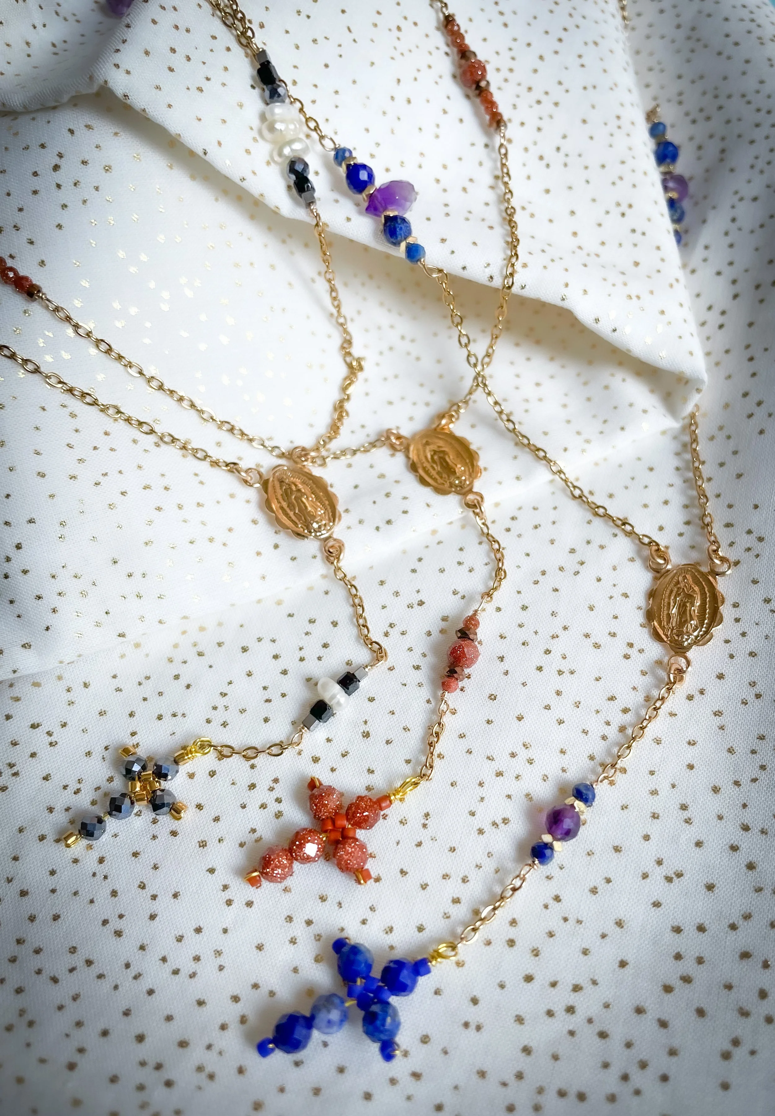 Le sautoir Précieux en nacre