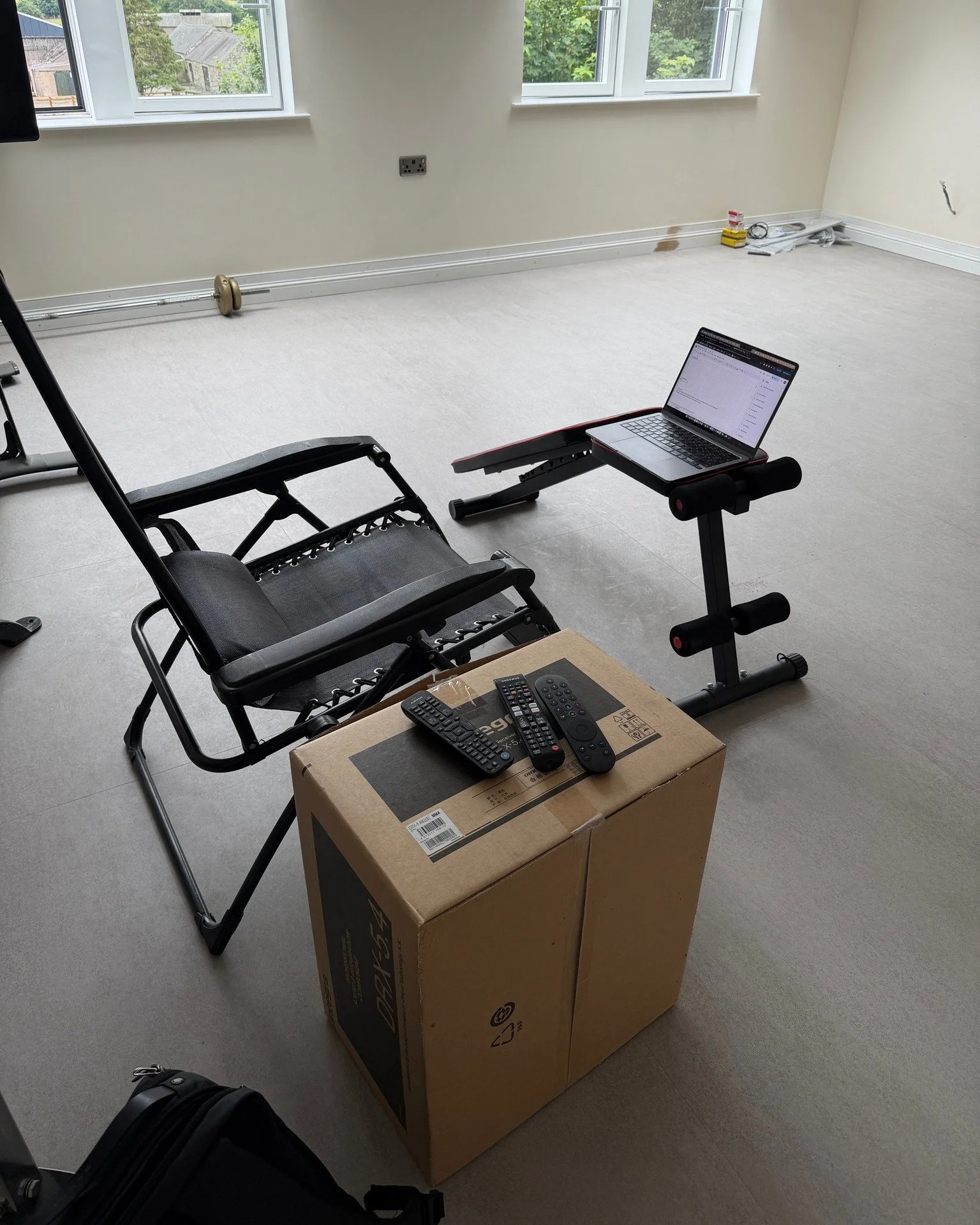 When the media room's done but your furniture hasn't arrived yet...

We wrapped a fun AV install in Scarva last month, ready for a sports fan to become properly immersed in the action.