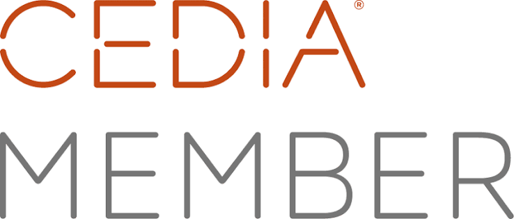 CEDIA Member logo in red and gray text