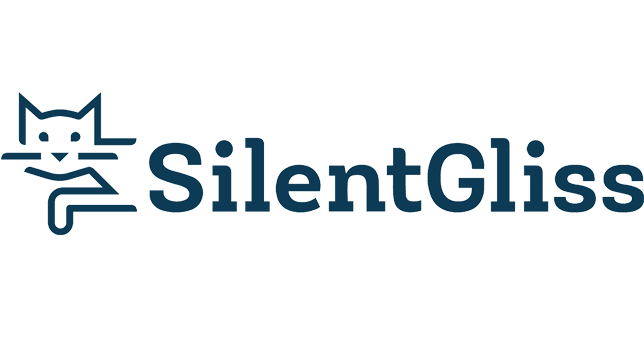 Dark blue SilentGliss logo