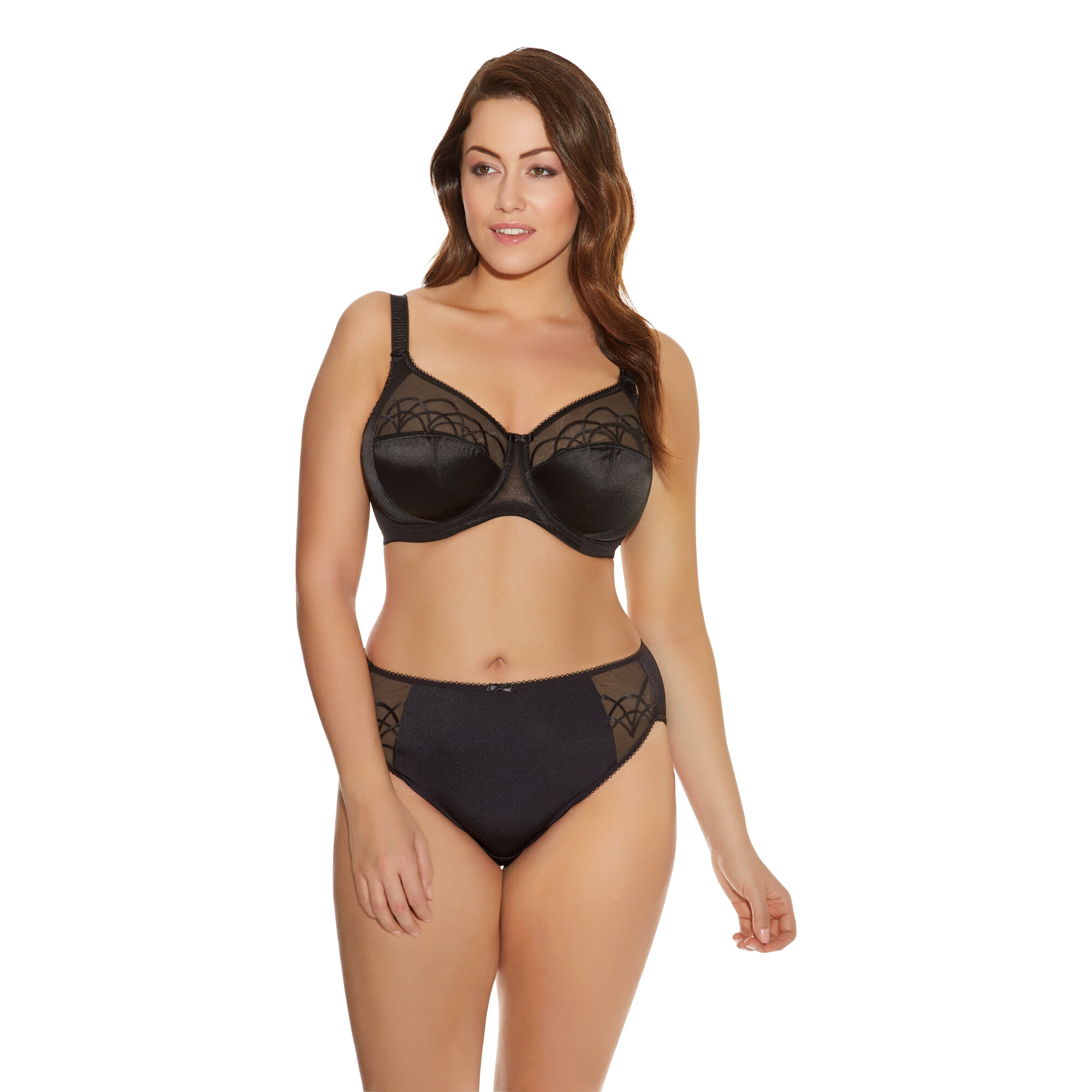 Elomi Lydia Bandless Bra Black, EL4390BLK