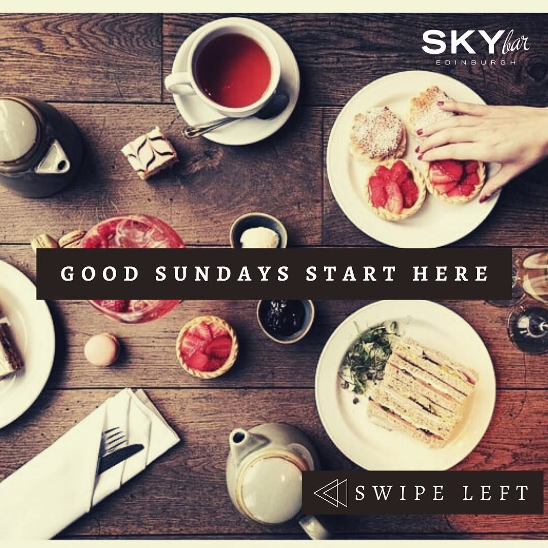 Good Sunday&rsquo;s Start Here ❤️

Get in touch to book your Sunday Afternoon Tea with the #bestviewinthecity 

Email - Stephanie.irvine3@hilton.com or call 0131 221 5555

#skybaredinbugh #afternoontea #cocktailafternoontea #cocktails🍹 #sundayfunday