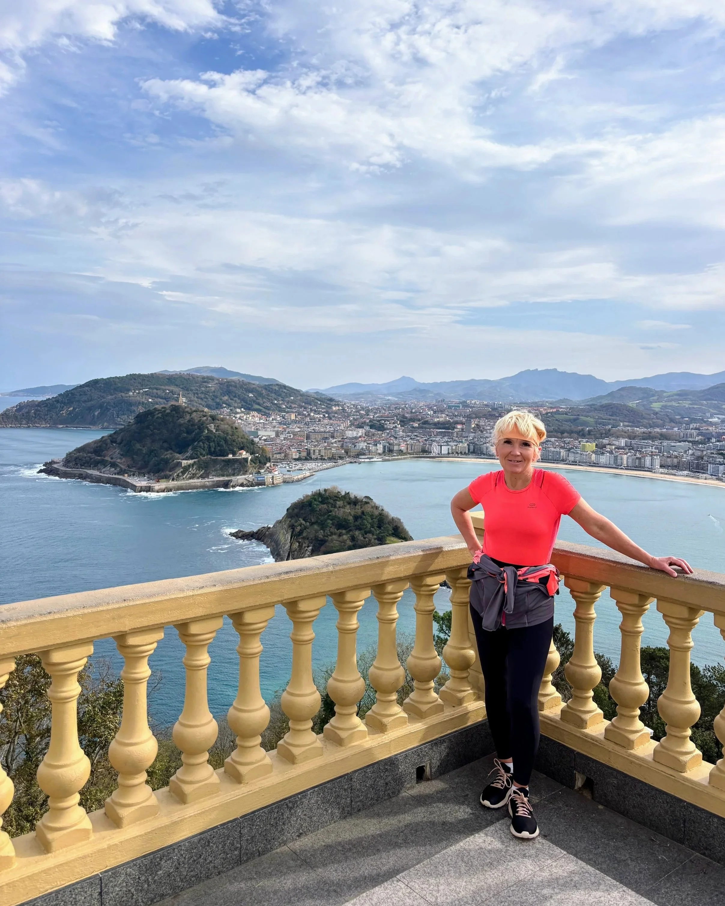 Anita on Monte Igueldo San Sebastian