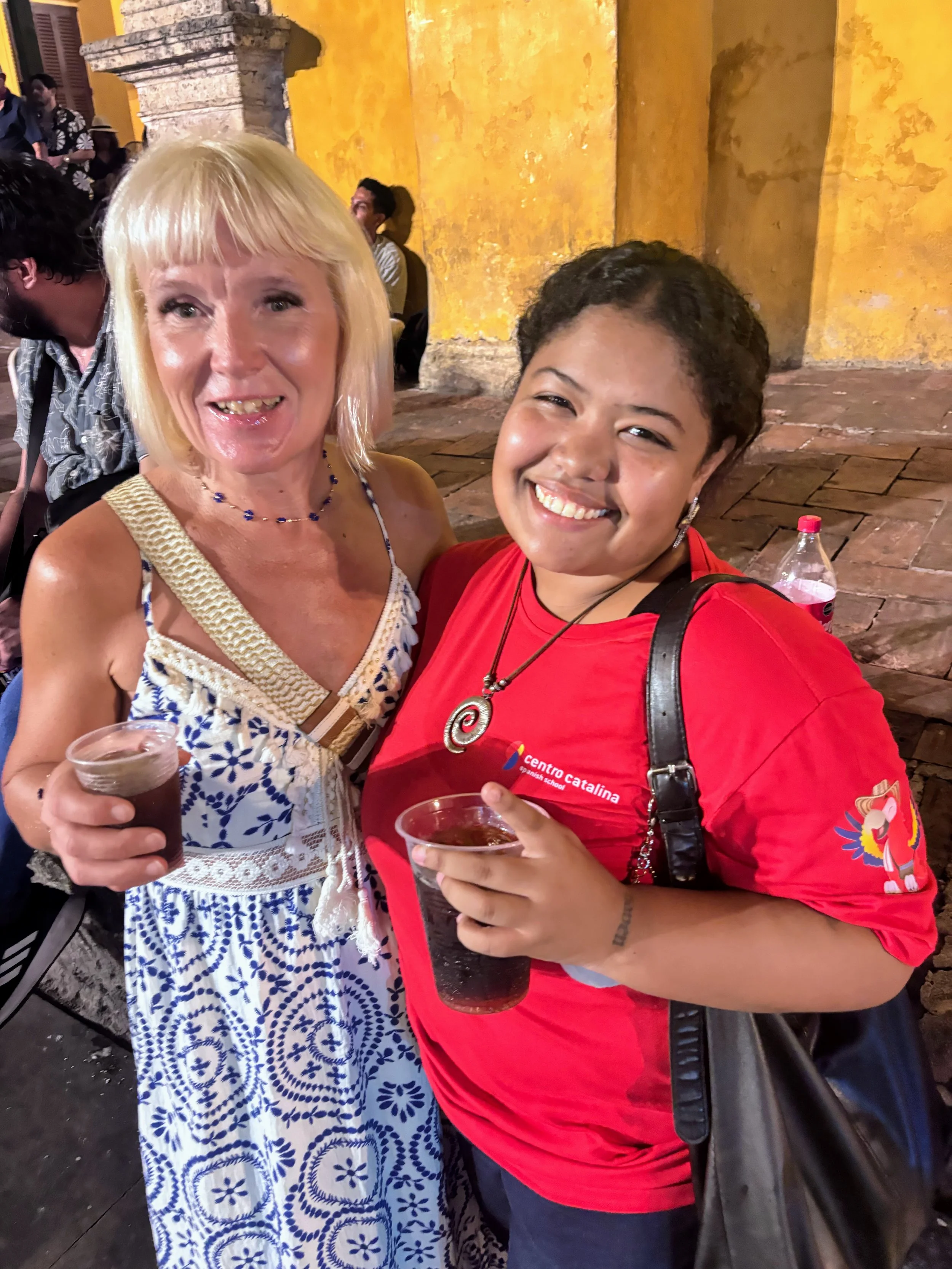 anita and profe in Getsemani.jpg