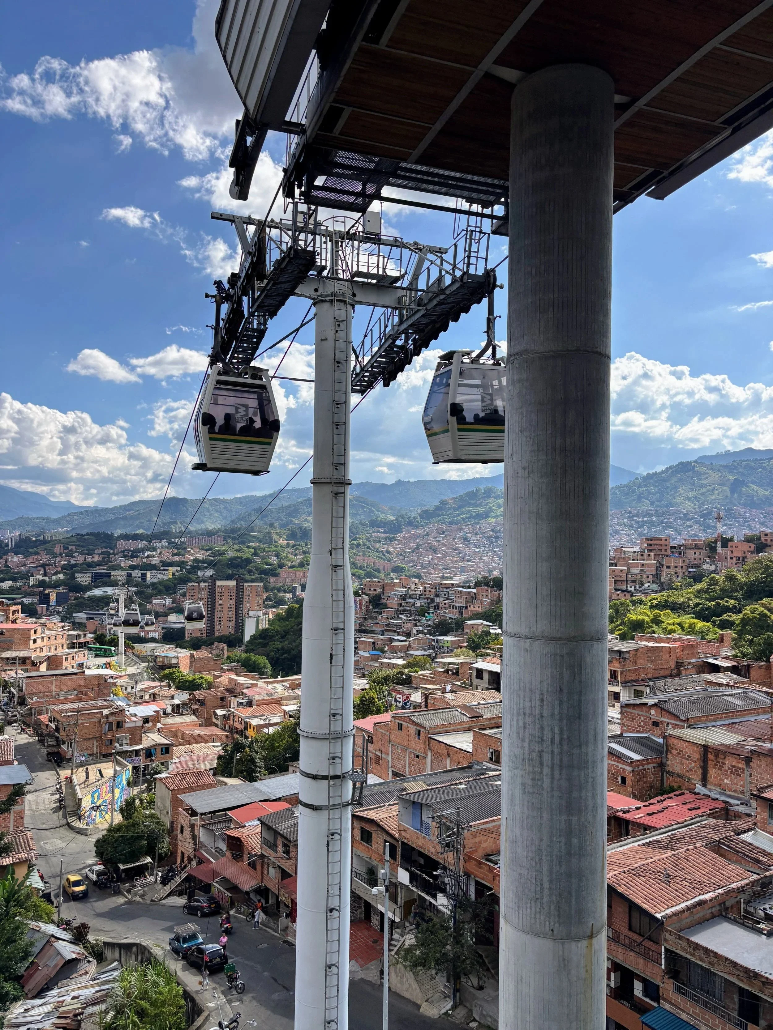Metrocable system Medellin Colombia