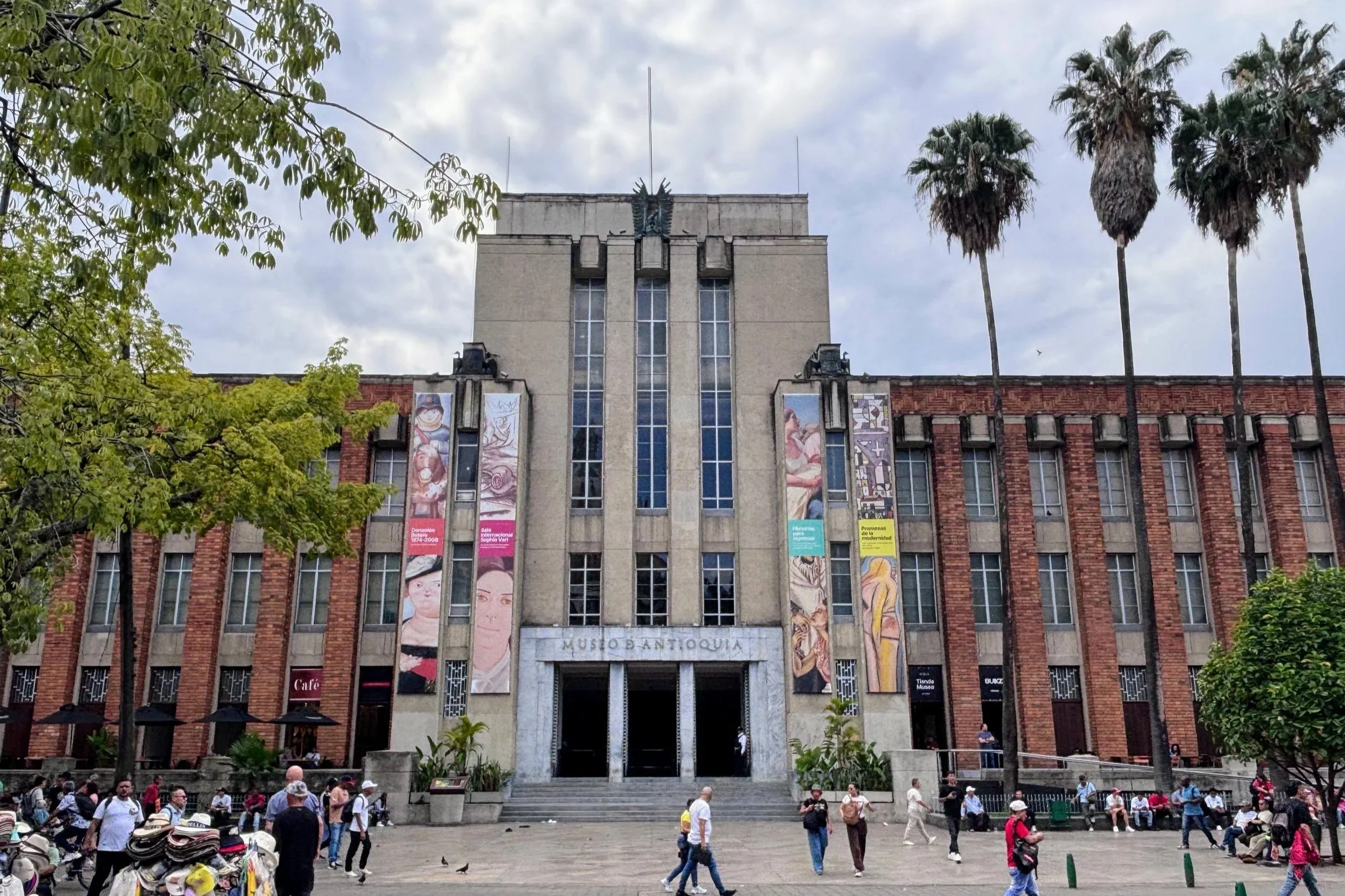 facade of Museo de Antioquia in Medellin Colombia