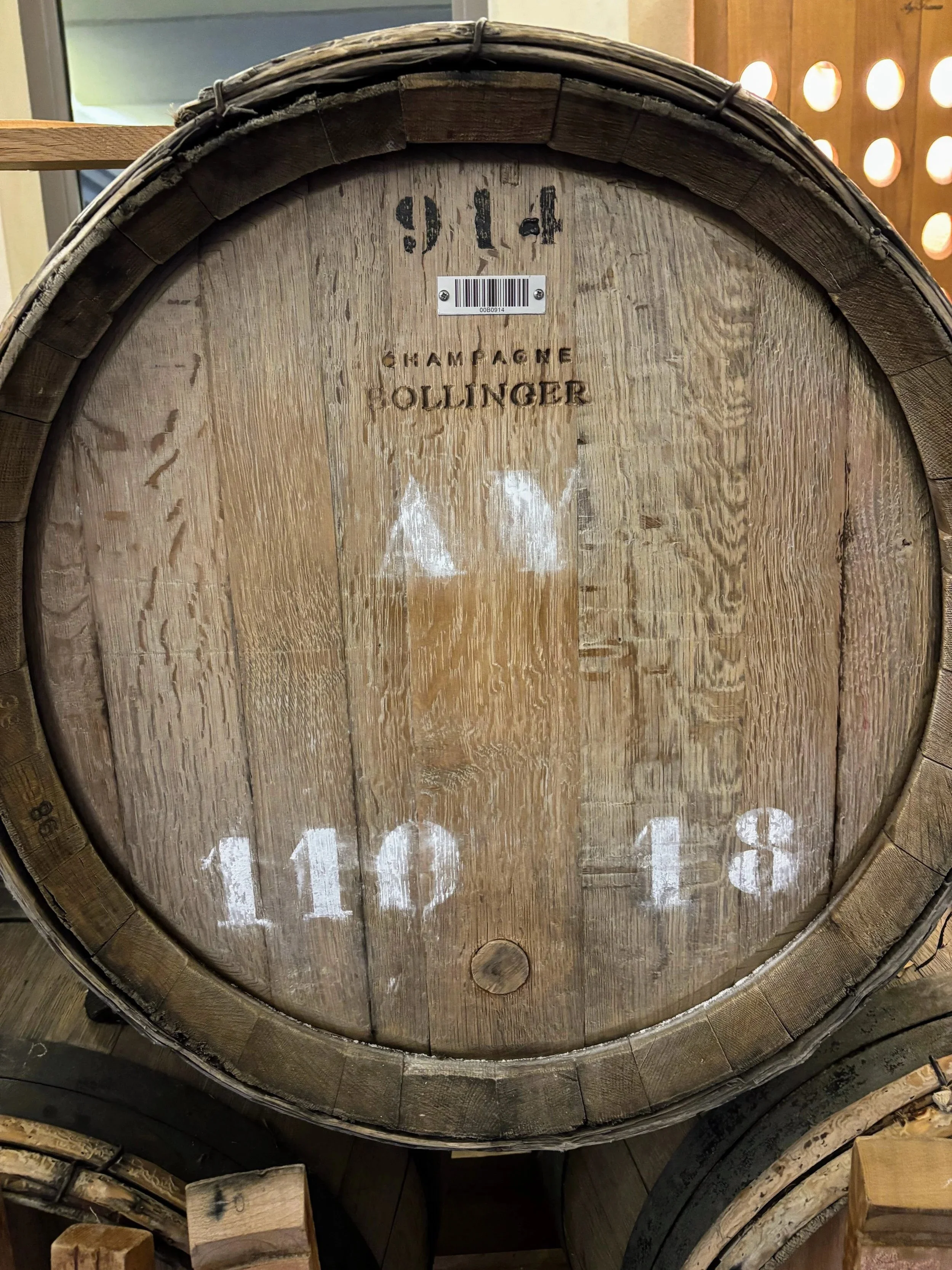Bollinger Champagne Barrel Ay France