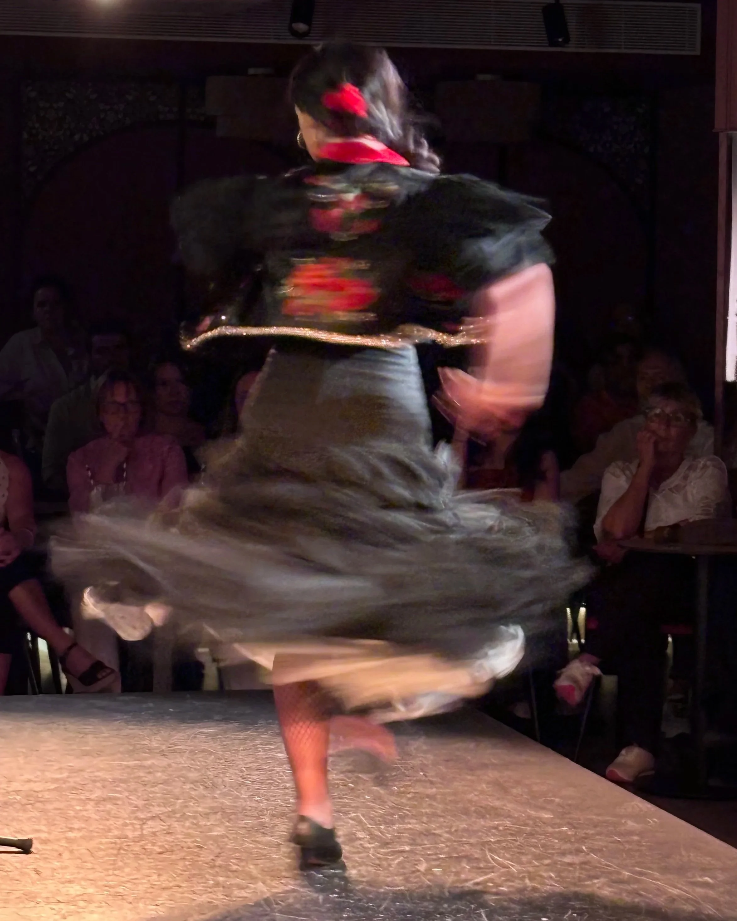 Female flamenco dancer at Alegria Malaga Spain