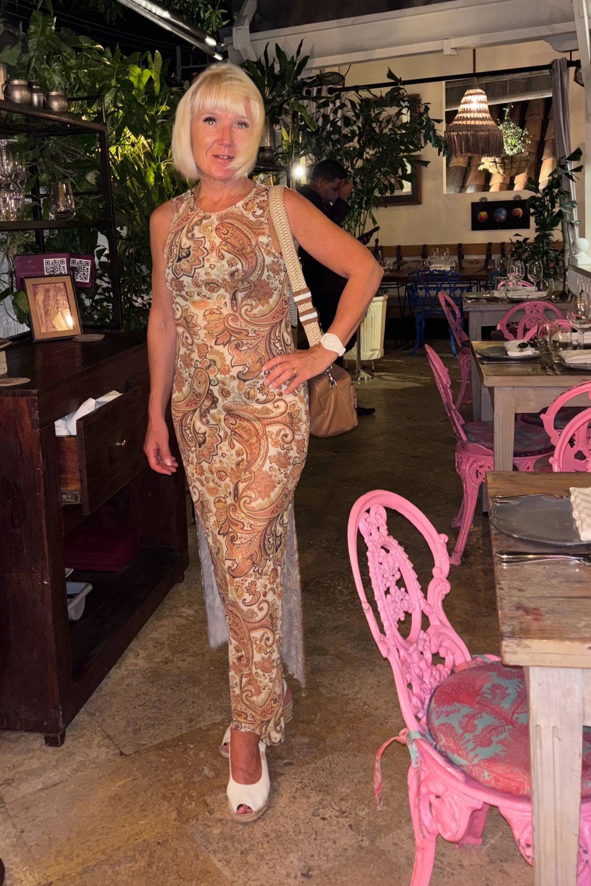 Anita at restaurante Cande in Cartagena Colombia