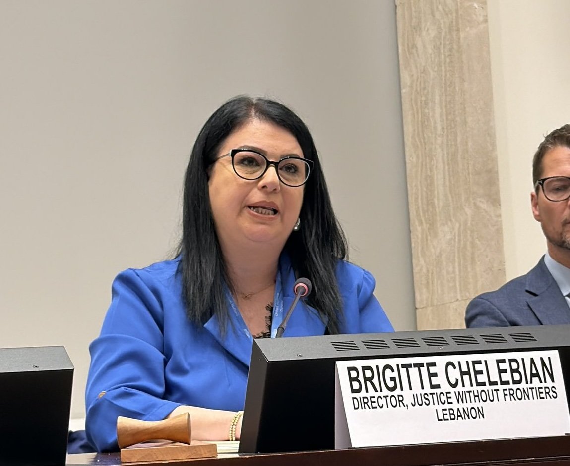 In crisis, justice does not wait, Brigitte Chelebian tells Human Rights Council