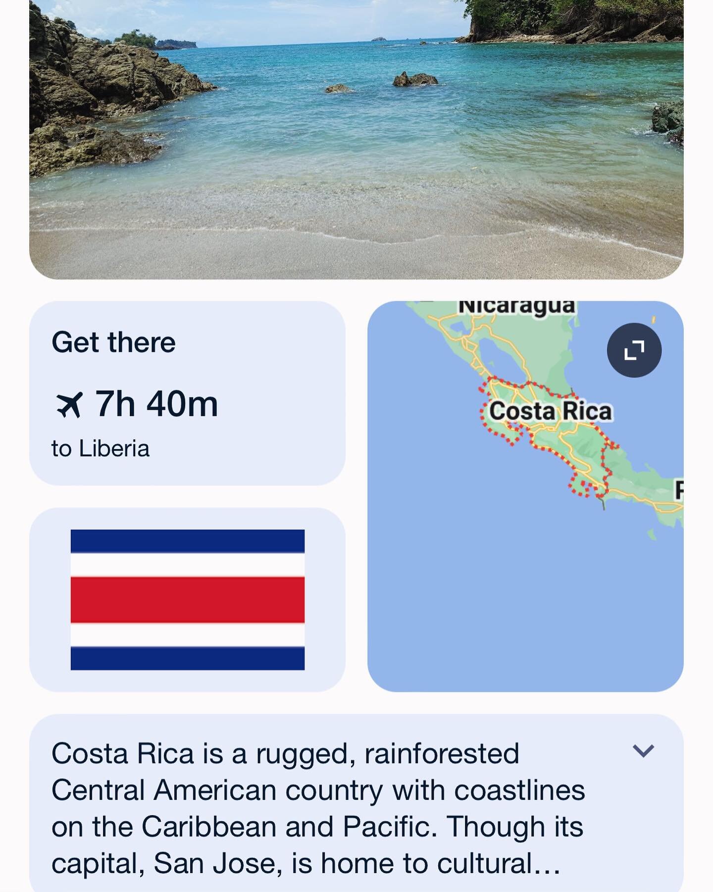 Next stop on our travels? Costa Rica! Looking forward to visiting @costaricarecovery @newsummitacademy @pathfinder_cr @thebridgecr and @purelifeadventure 

Joint work trip for @sarahgmulrooney and I and we&rsquo;re looking forward to getting to know 